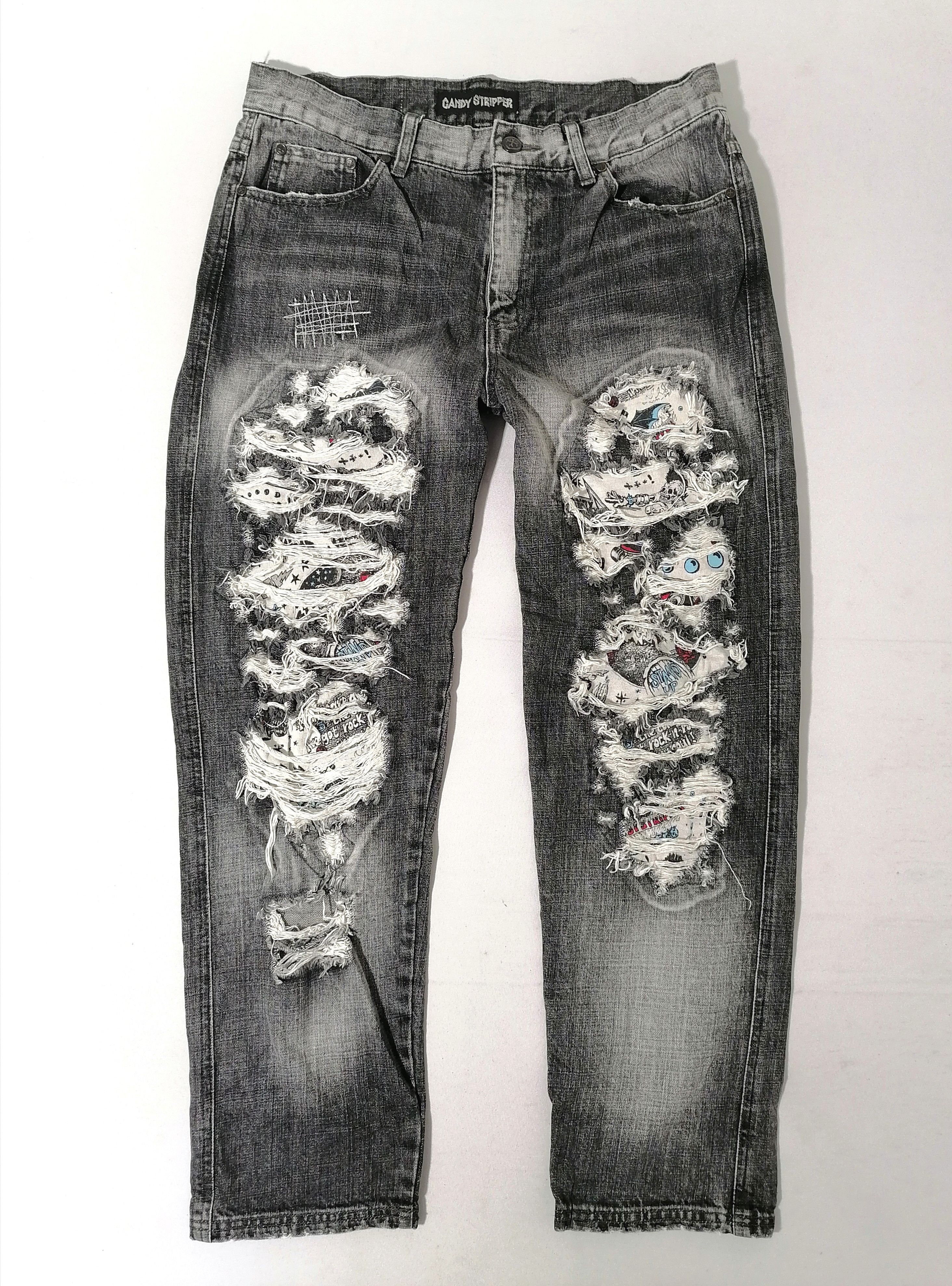 Other Candy Stripper Denim Jeans Size US 32 / EU 48 - 1 Thumbnail