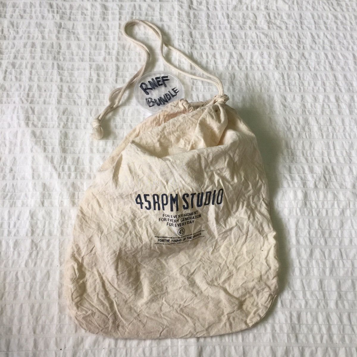 45rpm 45rpm studio drawstring bag Size ONE SIZE - 9 Thumbnail