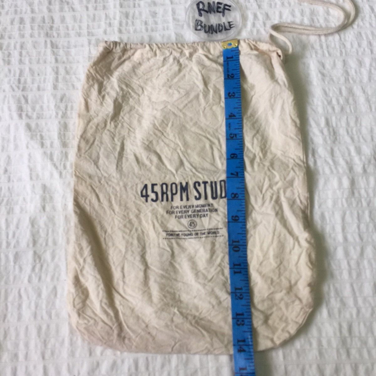 45rpm 45rpm studio drawstring bag Size ONE SIZE - 6 Thumbnail