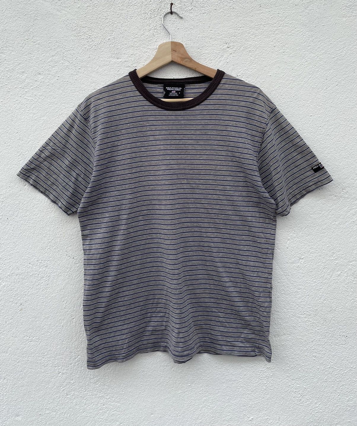 Polo Ralph Lauren Vintage Polo Jeans Striped tee Size US S / EU 44-46 / 1 - 1 Thumbnail