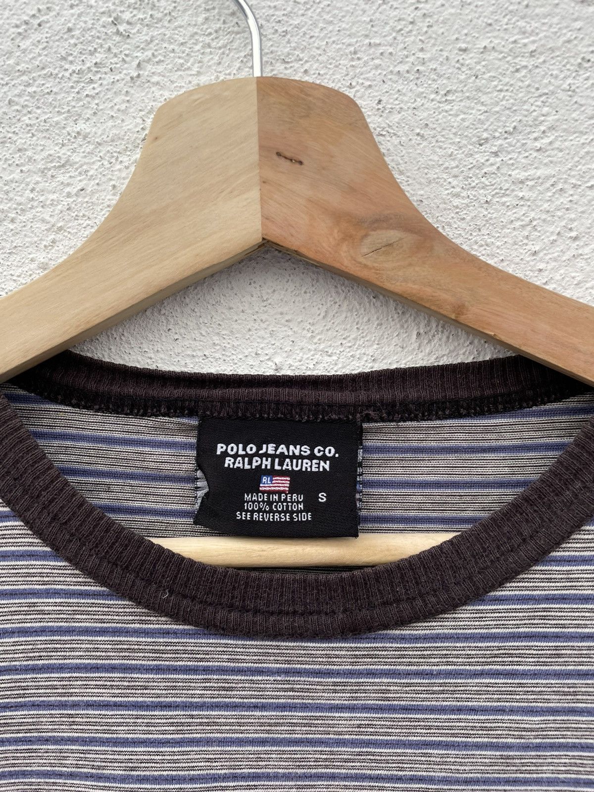 Polo Ralph Lauren Vintage Polo Jeans Striped tee Size US S / EU 44-46 / 1 - 3 Thumbnail