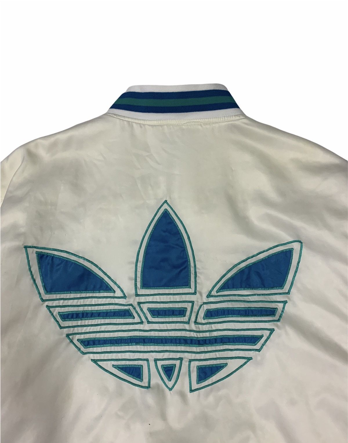 Adidas × RUN DMC 🔥VTG ADIDAS VARSITY JACKET BIG LOGO Size US M / EU 48-50 / 2 - 7 Thumbnail
