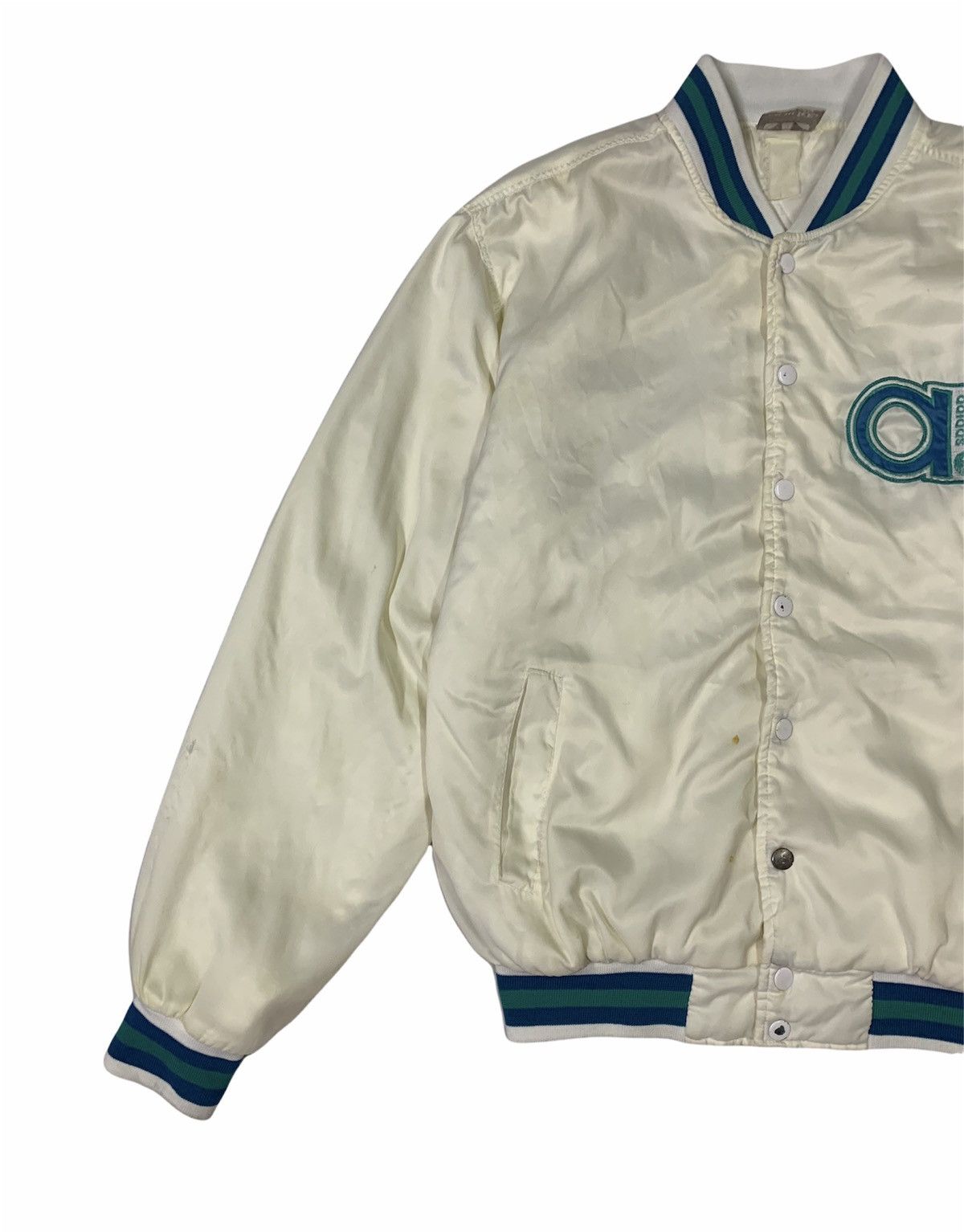 Adidas × RUN DMC 🔥VTG ADIDAS VARSITY JACKET BIG LOGO Size US M / EU 48-50 / 2 - 5 Thumbnail