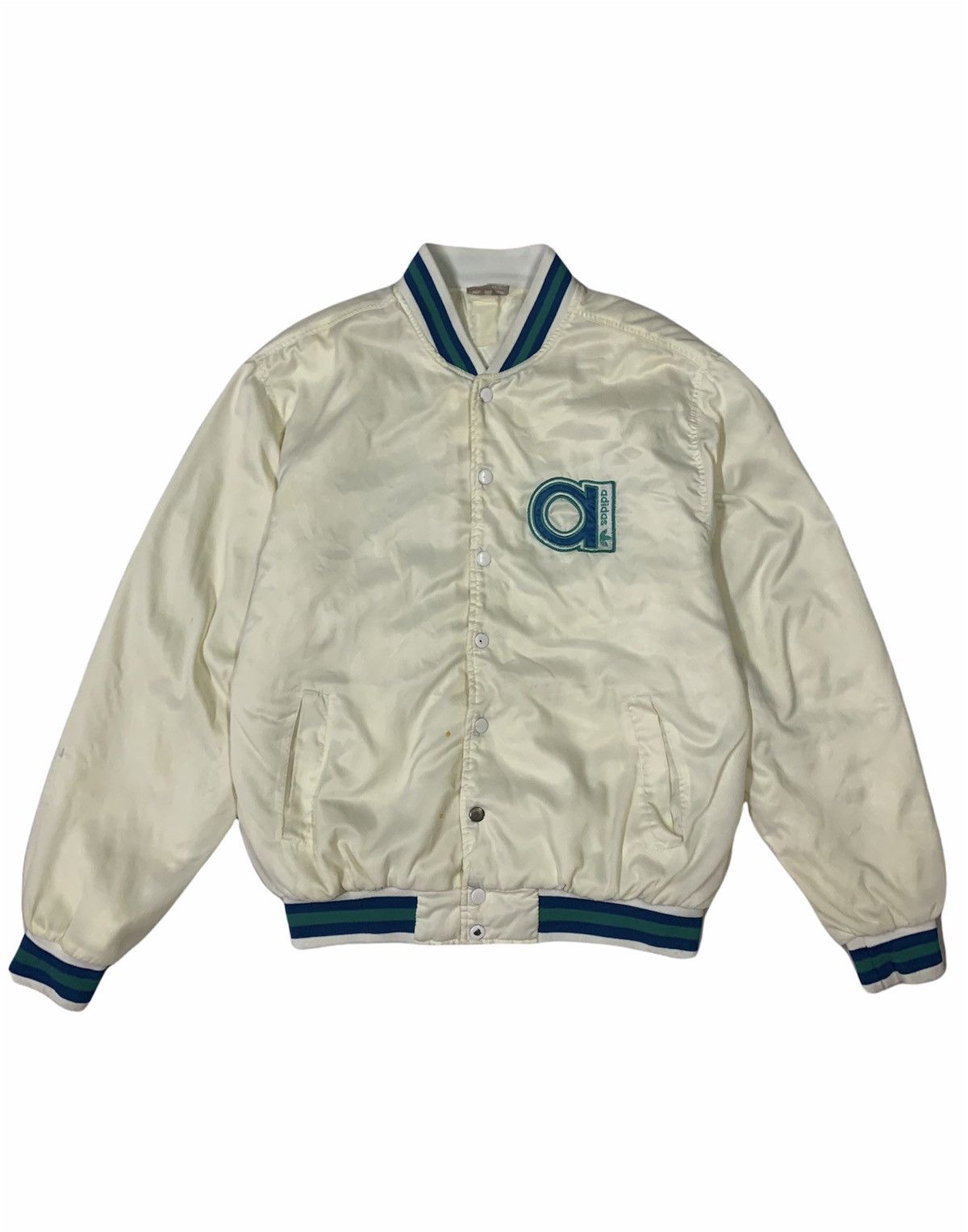 Adidas × RUN DMC 🔥VTG ADIDAS VARSITY JACKET BIG LOGO Size US M / EU 48-50 / 2 - 4 Thumbnail