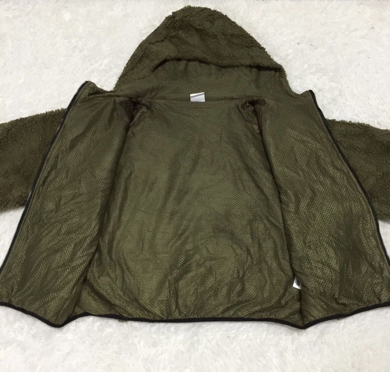 Japanese Brand Vintage First Down Fleece Sherpa Jacket Deep Pile Retro Size US L / EU 52-54 / 3 - 6 Thumbnail