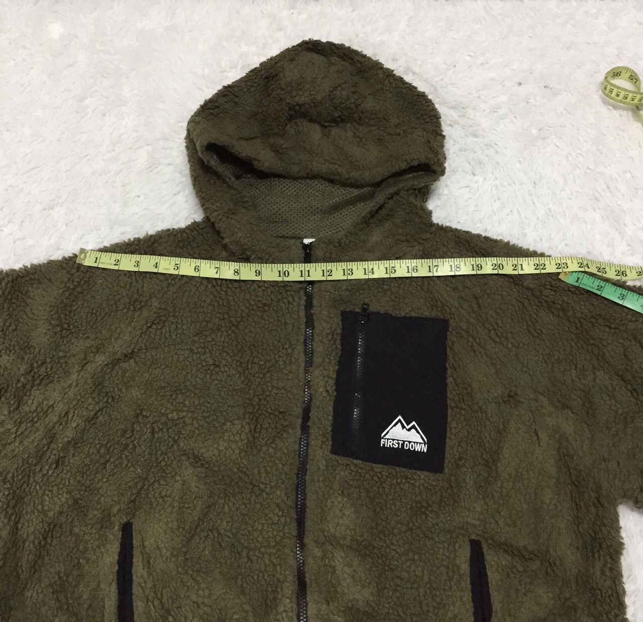 Japanese Brand Vintage First Down Fleece Sherpa Jacket Deep Pile Retro Size US L / EU 52-54 / 3 - 4 Thumbnail