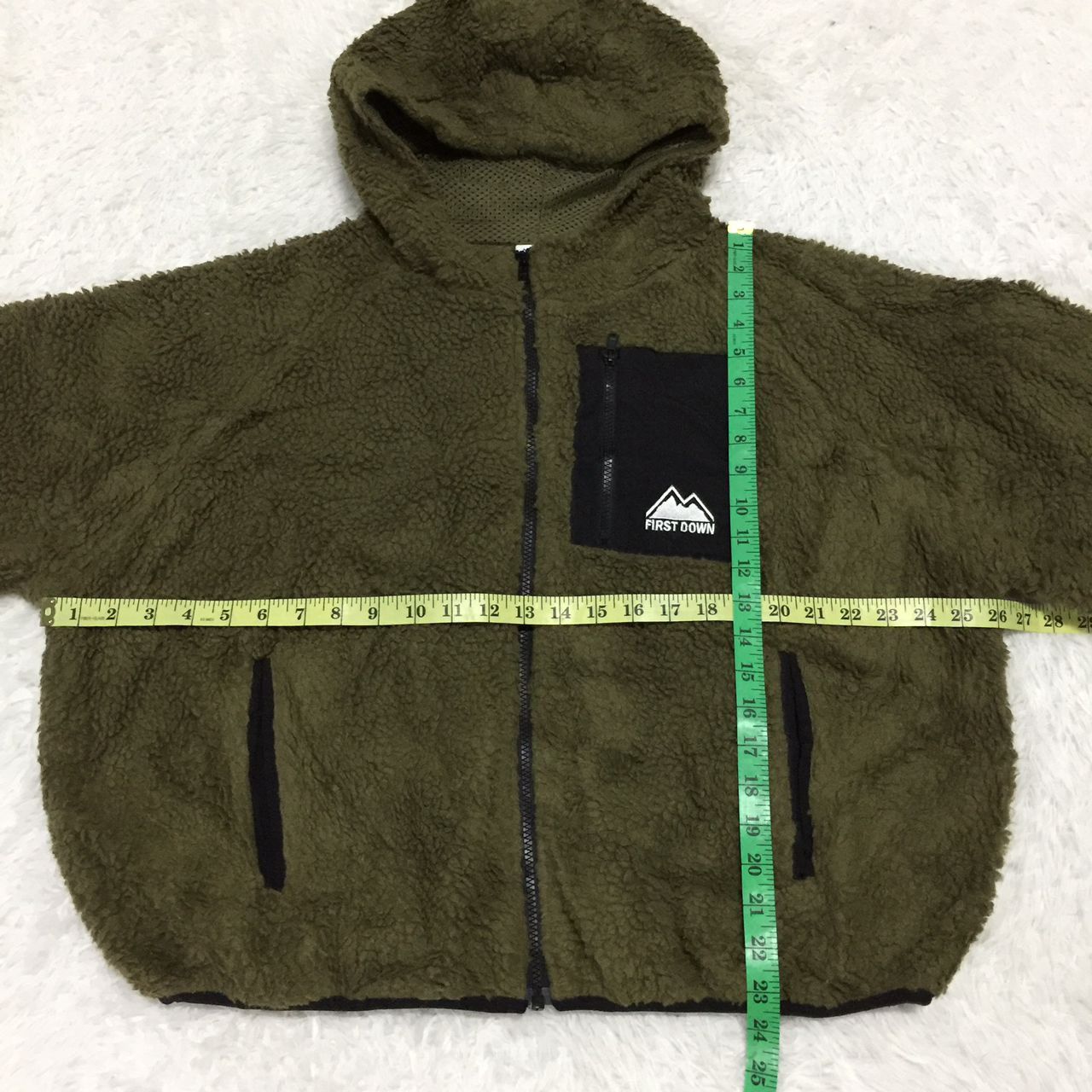 Japanese Brand Vintage First Down Fleece Sherpa Jacket Deep Pile Retro Size US L / EU 52-54 / 3 - 3 Thumbnail