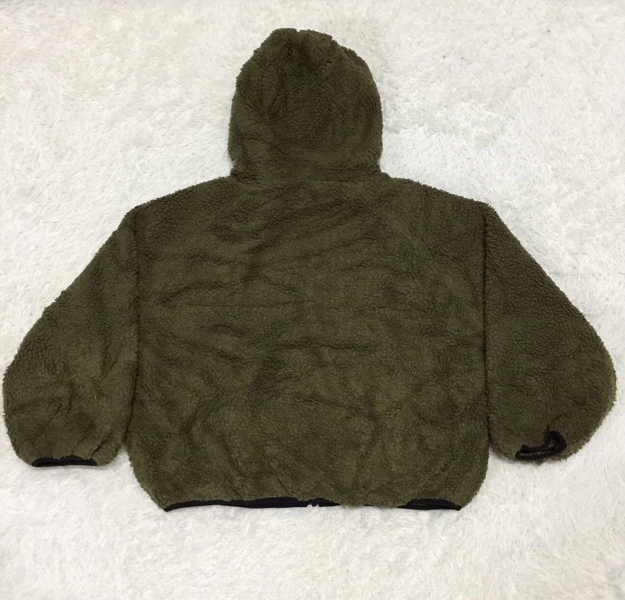 Japanese Brand Vintage First Down Fleece Sherpa Jacket Deep Pile Retro Size US L / EU 52-54 / 3 - 2 Thumbnail
