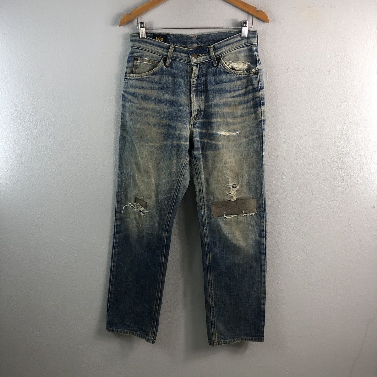 Vintage Lee Riders Jeans Distressed Denim Faded Pants
