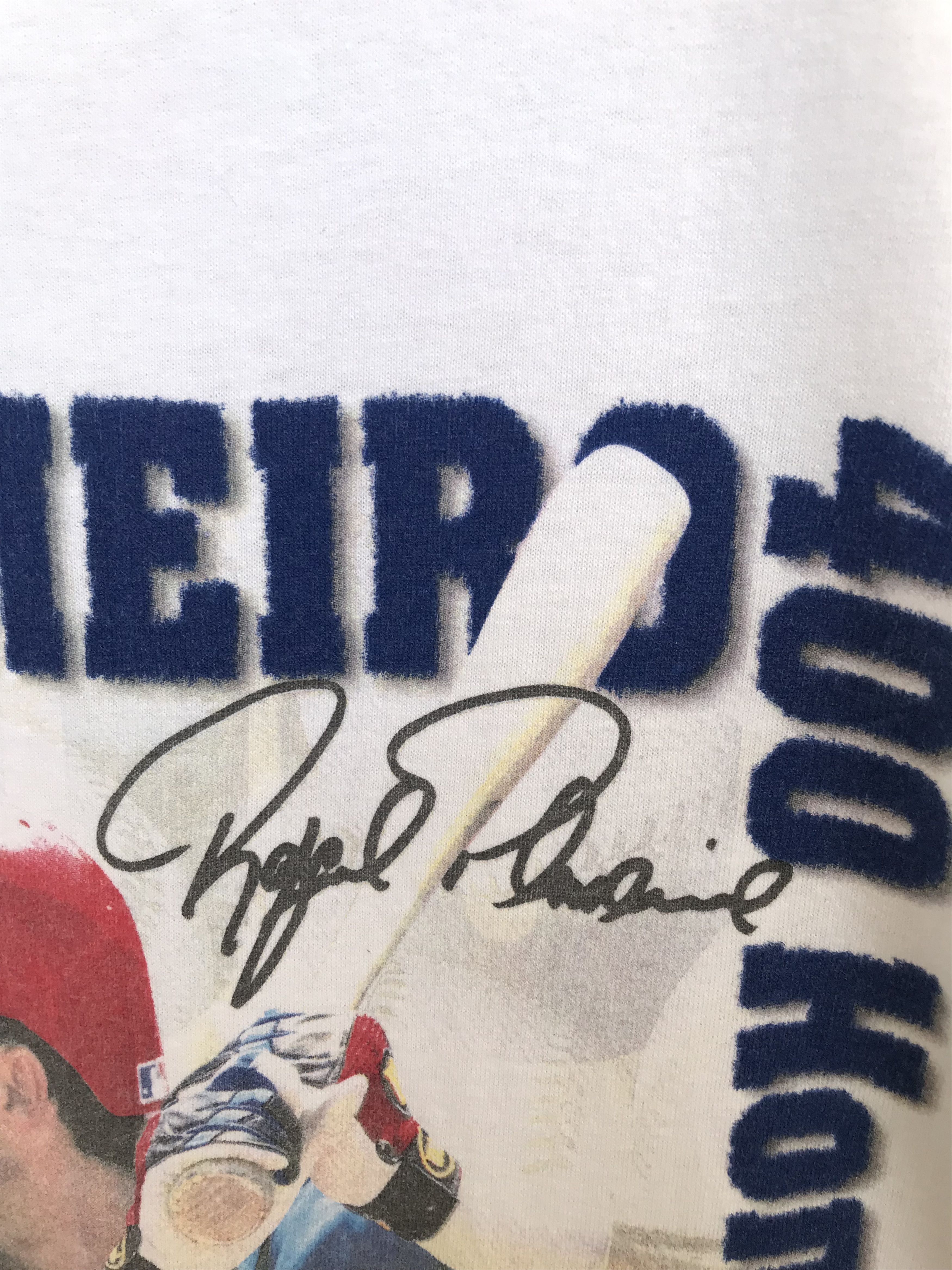 MLB Vintage 90s Rafael Palmeiro Texas Rangers Mlb T-Shirt Size US XL / EU 56 / 4 - 4 Thumbnail