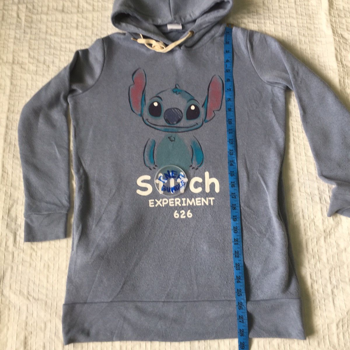 Japanese Brand Hoodie Sweatshirt Disney Stitch Big Logo by Belle Maison Size US S / EU 44-46 / 1 - 15 Thumbnail