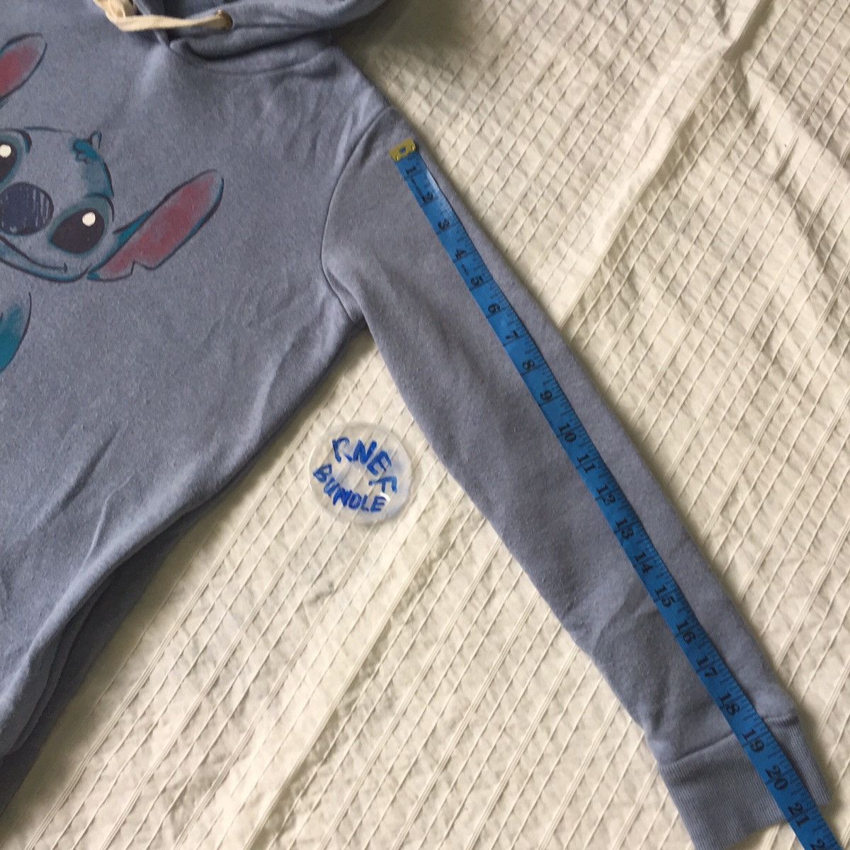Japanese Brand Hoodie Sweatshirt Disney Stitch Big Logo by Belle Maison Size US S / EU 44-46 / 1 - 17 Thumbnail