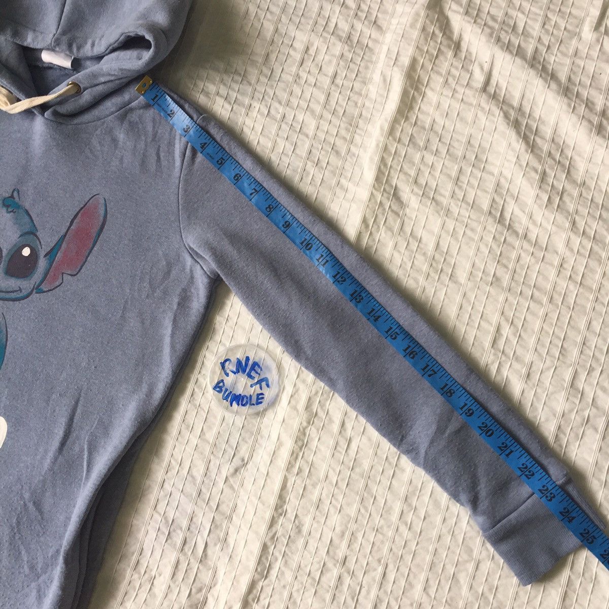 Japanese Brand Hoodie Sweatshirt Disney Stitch Big Logo by Belle Maison Size US S / EU 44-46 / 1 - 16 Thumbnail