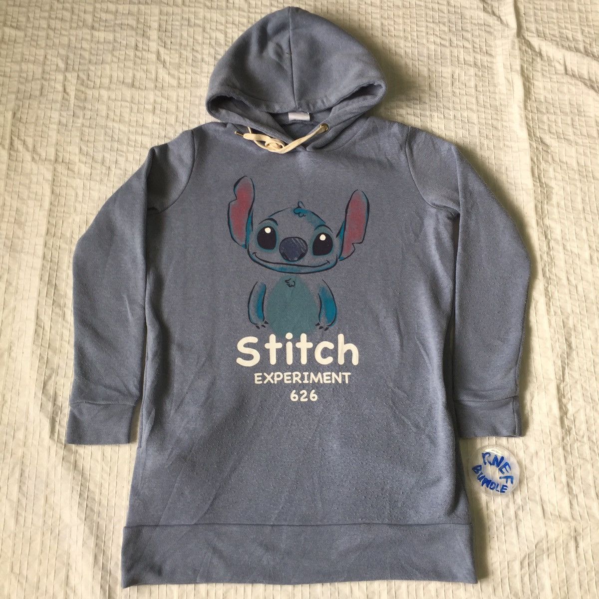 Japanese Brand Hoodie Sweatshirt Disney Stitch Big Logo by Belle Maison Size US S / EU 44-46 / 1 - 13 Thumbnail