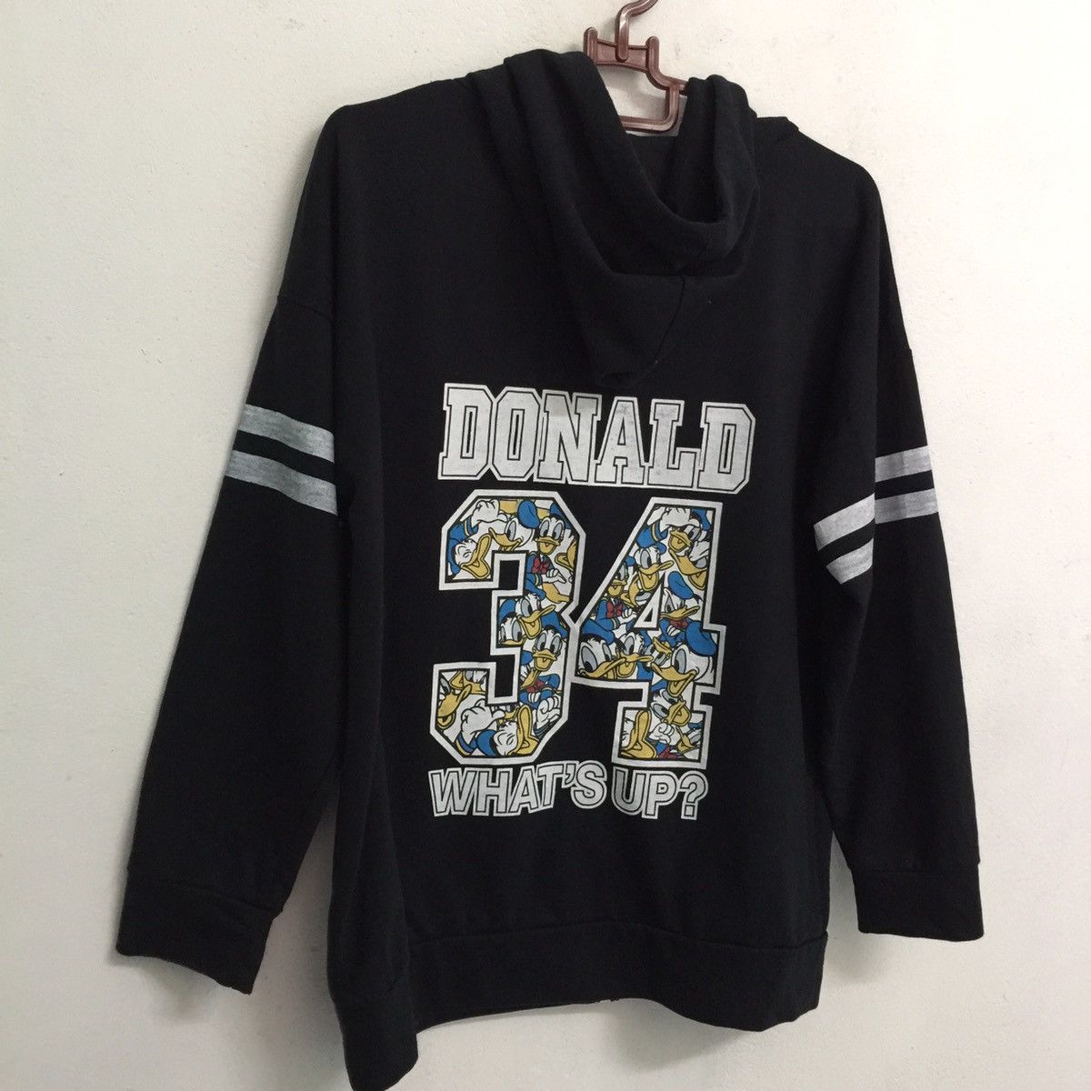 Disney Vintage DISNEY DONALD DUCK Full Zip Hoodie Sweatshirt Size US M / EU 48-50 / 2 - 2 Thumbnail