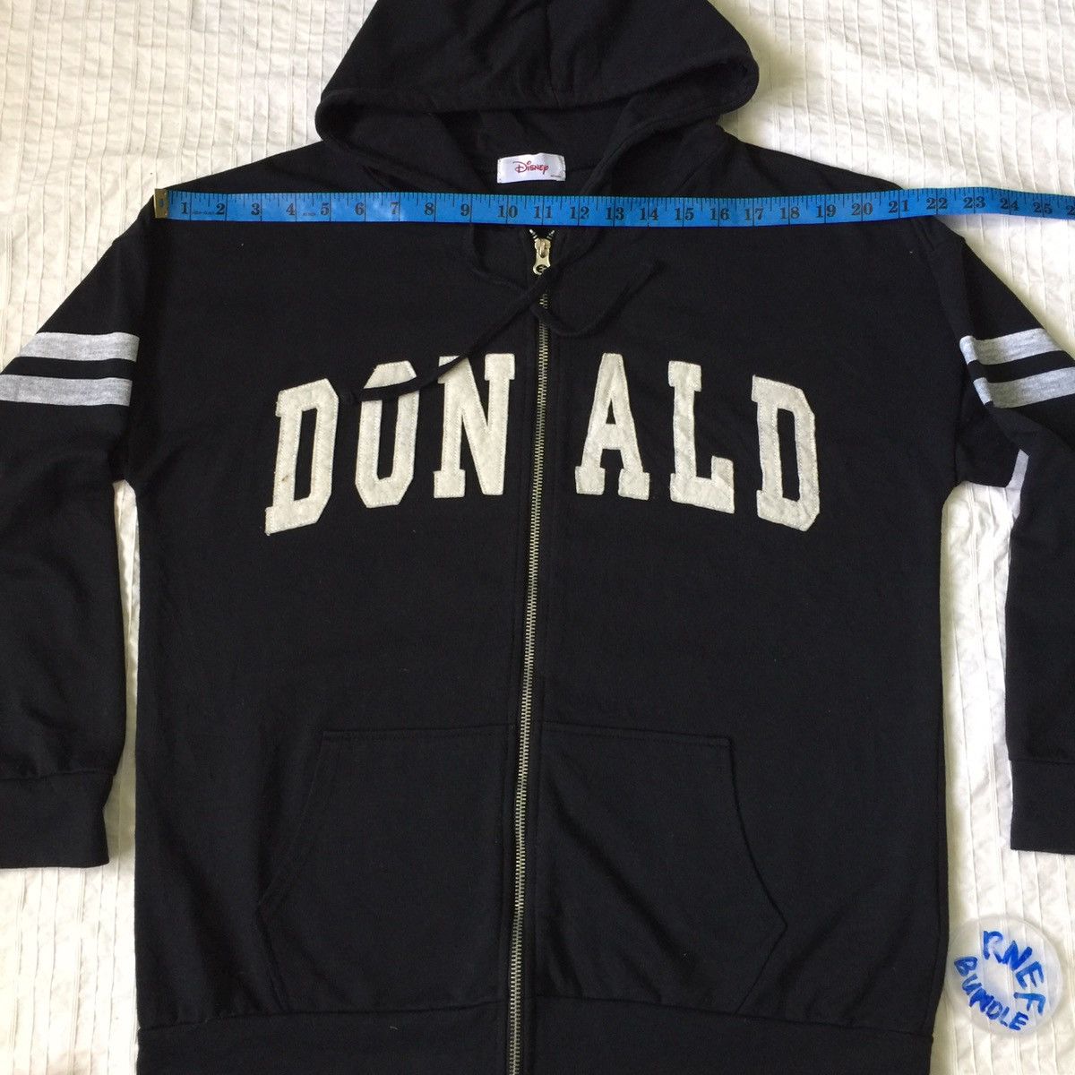 Disney Vintage DISNEY DONALD DUCK Full Zip Hoodie Sweatshirt Size US M / EU 48-50 / 2 - 14 Thumbnail
