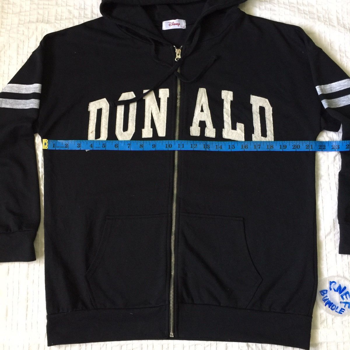 Disney Vintage DISNEY DONALD DUCK Full Zip Hoodie Sweatshirt Size US M / EU 48-50 / 2 - 13 Thumbnail