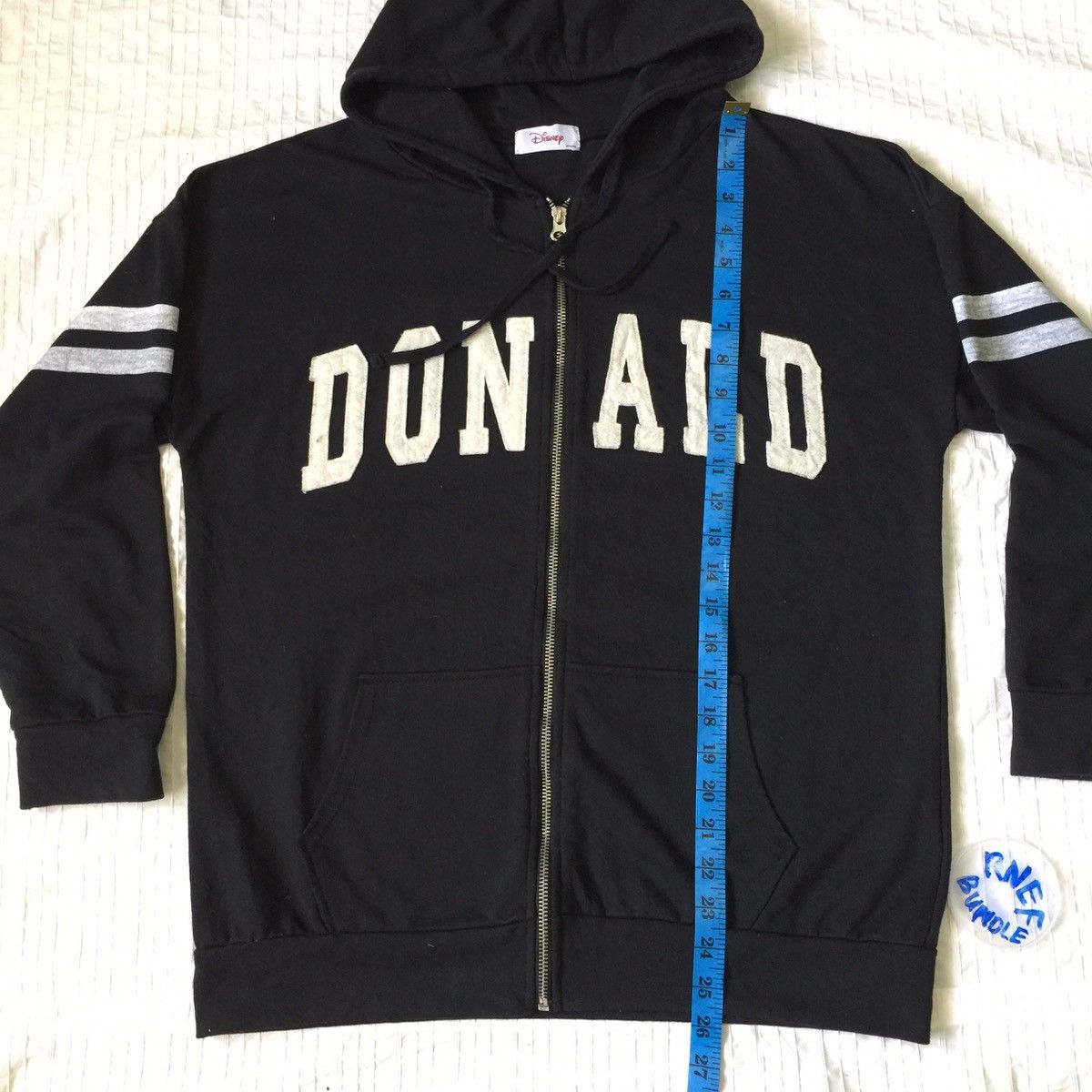 Disney Vintage DISNEY DONALD DUCK Full Zip Hoodie Sweatshirt Size US M / EU 48-50 / 2 - 15 Thumbnail