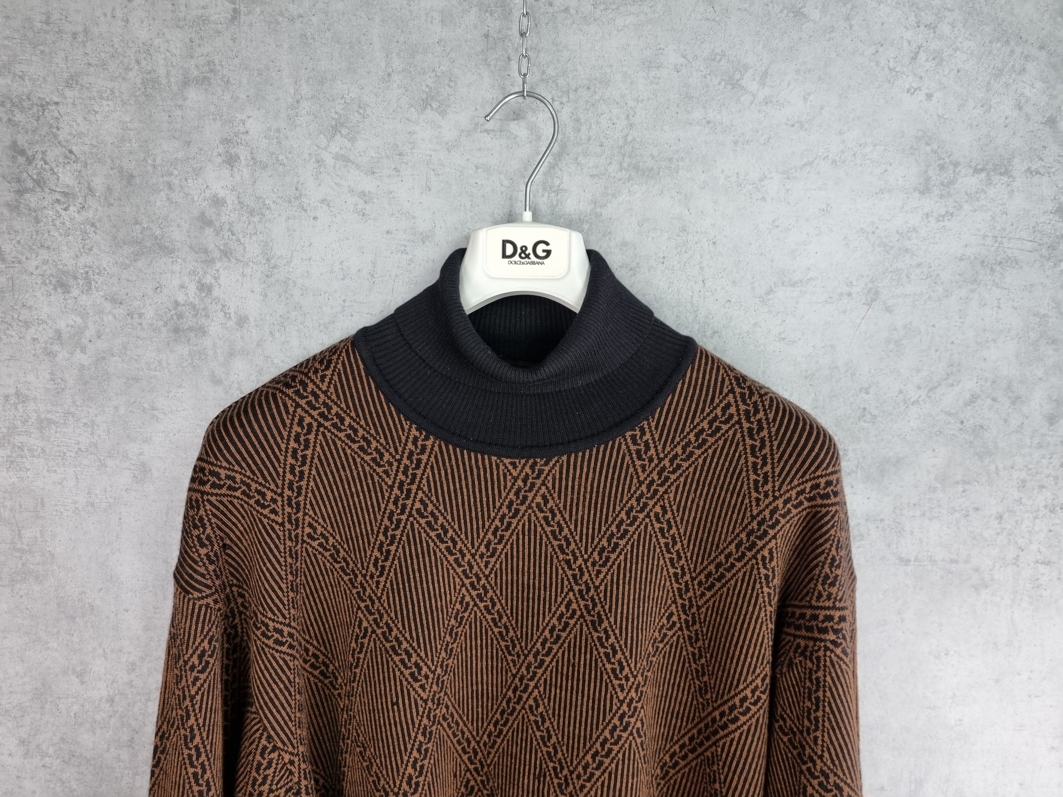 Other 90s Distressed Marco Wachter Wool Turtleneck Sweater Size US L / EU 52-54 / 3 - 3 Thumbnail