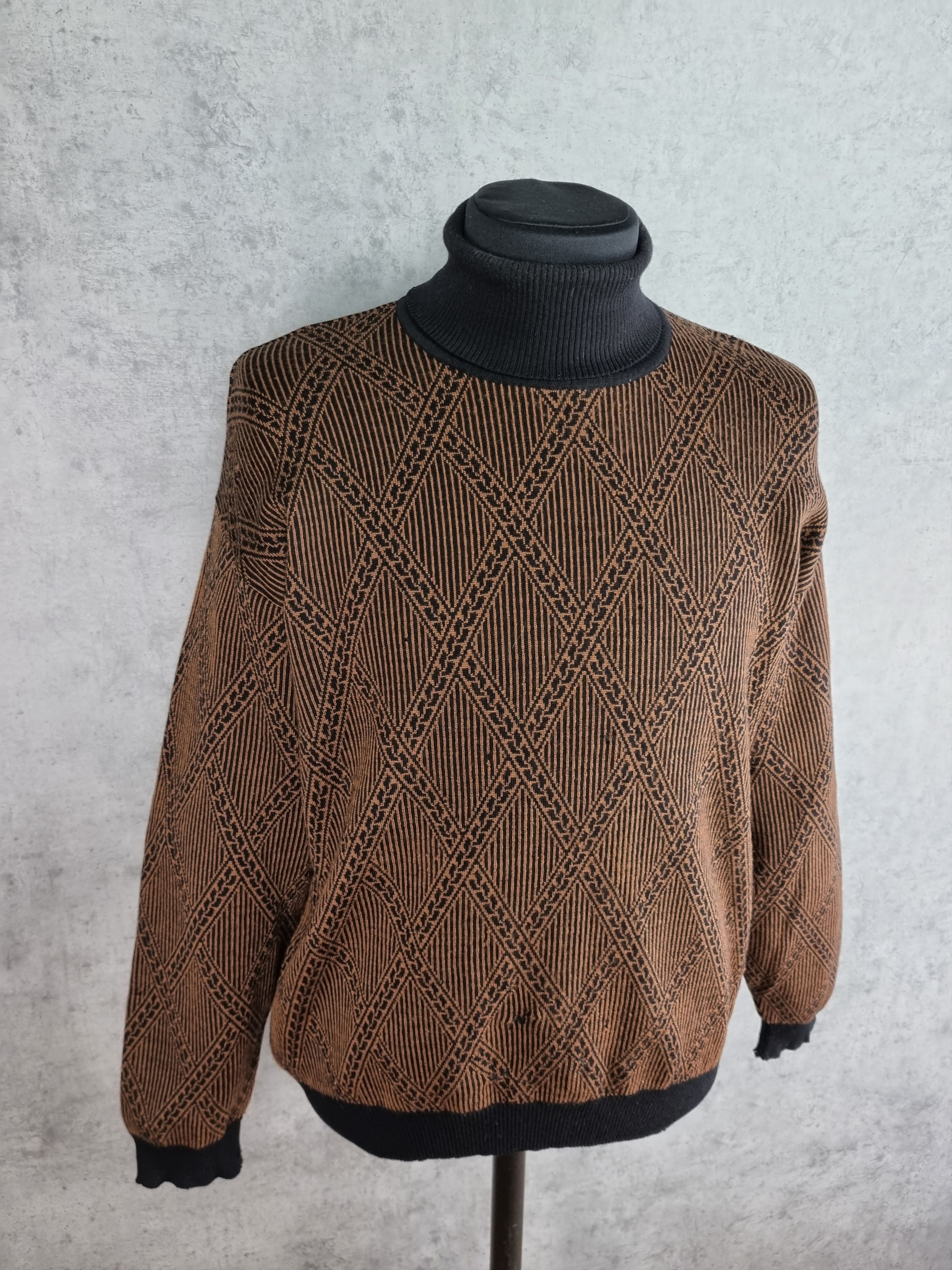 Other 90s Distressed Marco Wachter Wool Turtleneck Sweater Size US L / EU 52-54 / 3 - 1 Thumbnail