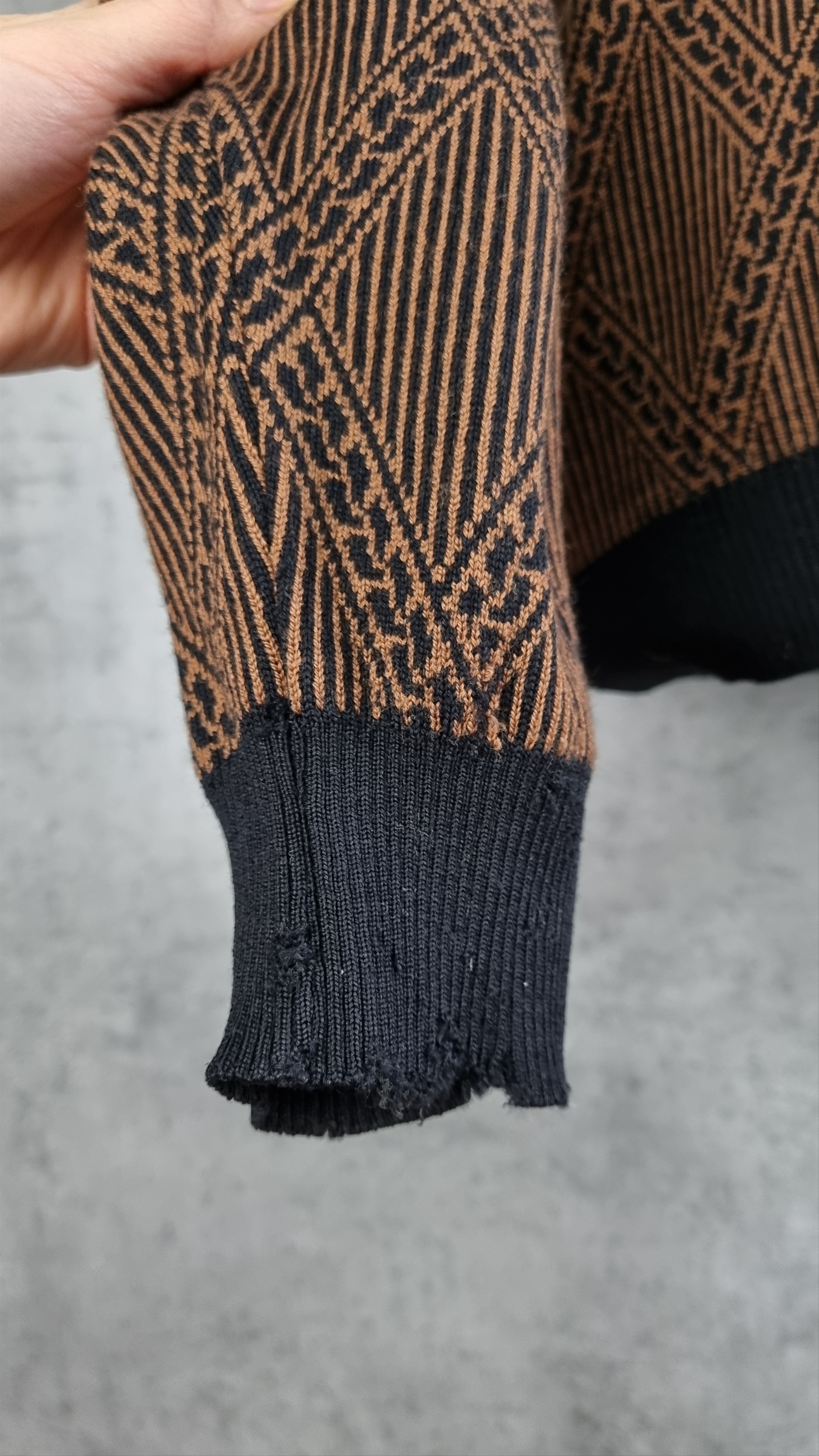 Other 90s Distressed Marco Wachter Wool Turtleneck Sweater Size US L / EU 52-54 / 3 - 9 Thumbnail