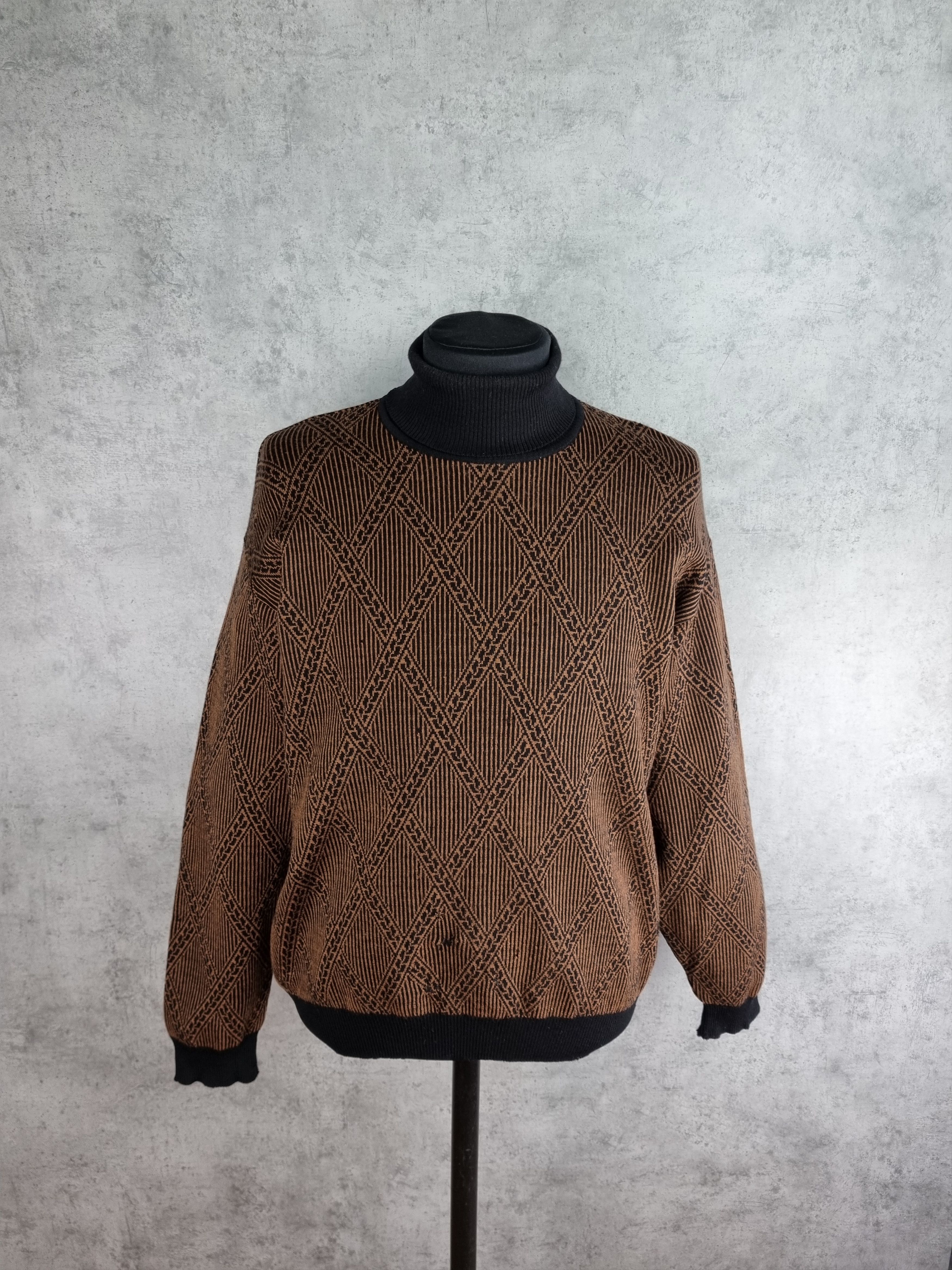 Other 90s Distressed Marco Wachter Wool Turtleneck Sweater Size US L / EU 52-54 / 3 - 5 Thumbnail