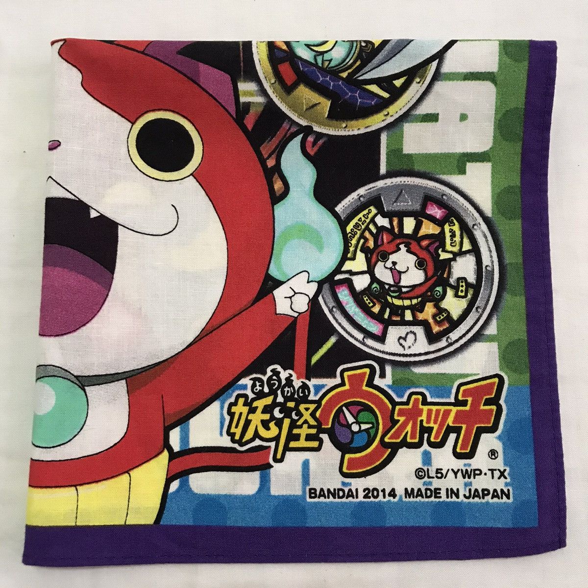 Anime 4 Pieces Japanese cartoon handkerchief Size ONE SIZE - 10 Thumbnail