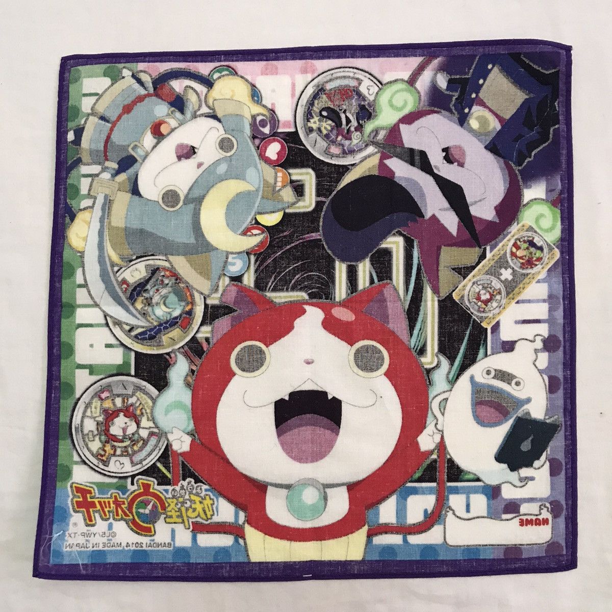 Anime 4 Pieces Japanese cartoon handkerchief Size ONE SIZE - 9 Thumbnail