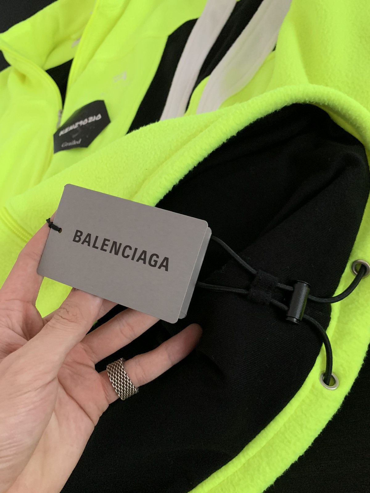 Balenciaga Balenciaga Yellow Sporty B Tracksuit Jacket Size US L / EU 52-54 / 3 - 5 Thumbnail