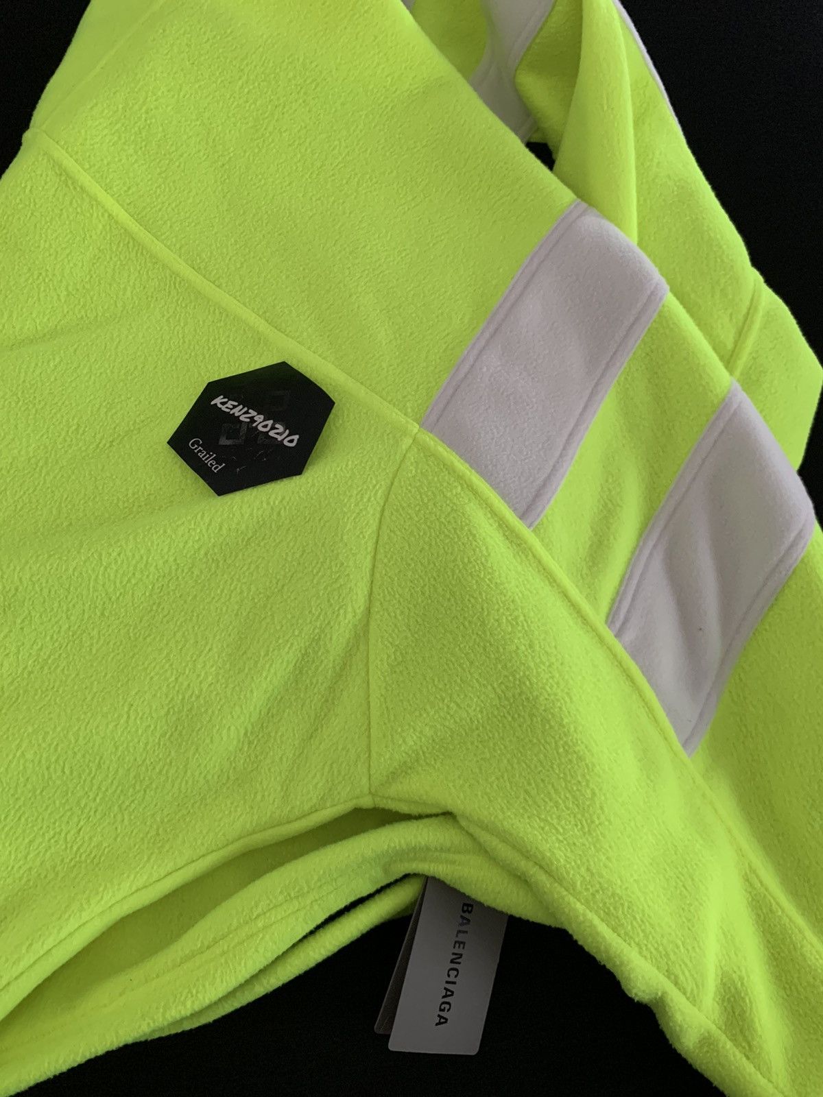 Balenciaga Balenciaga Yellow Sporty B Tracksuit Jacket Size US L / EU 52-54 / 3 - 11 Thumbnail