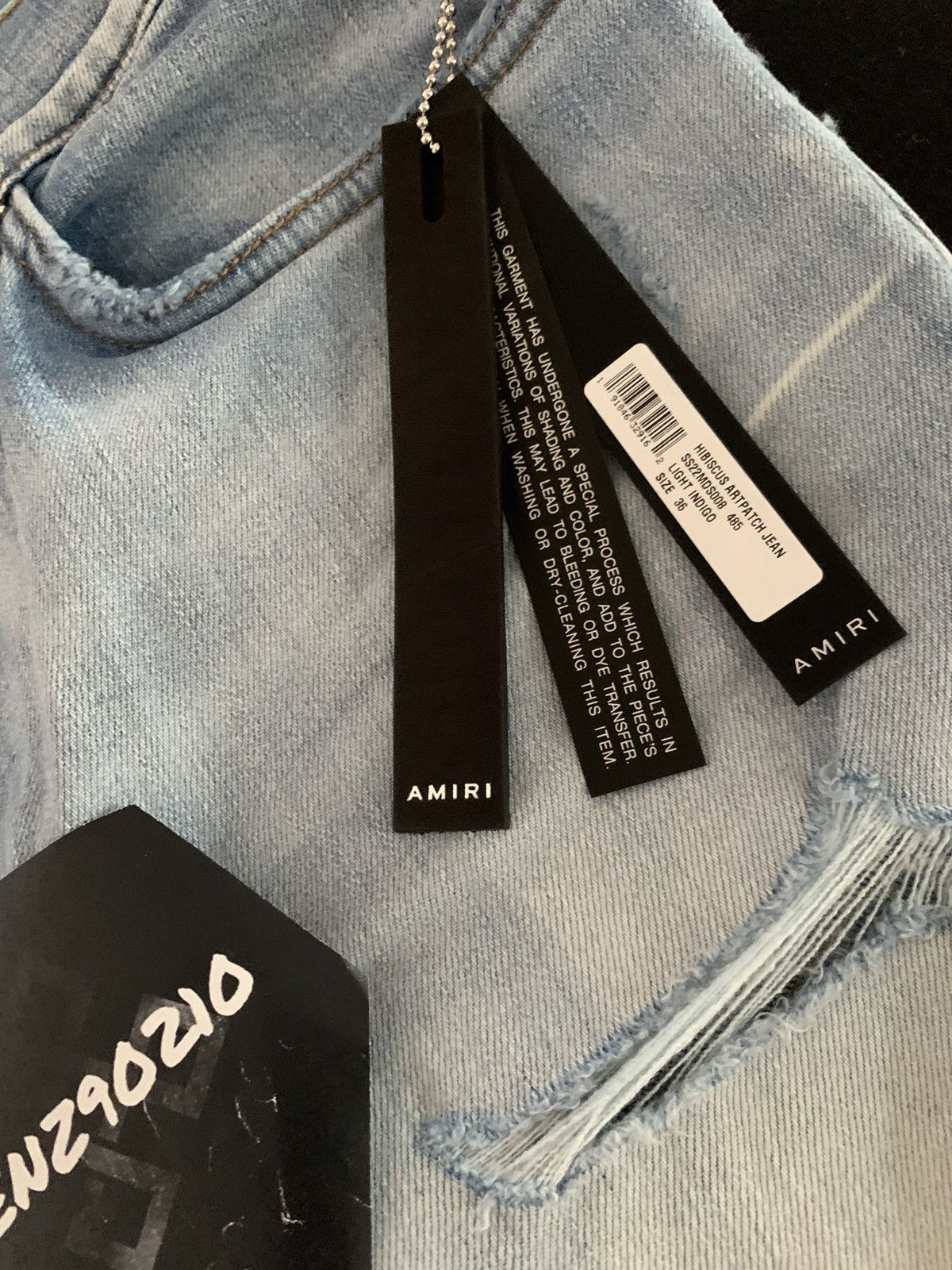 Amiri AMIRI Hibiscus Artpatch Skinny Jeans Size US 36 / EU 52 - 5 Thumbnail