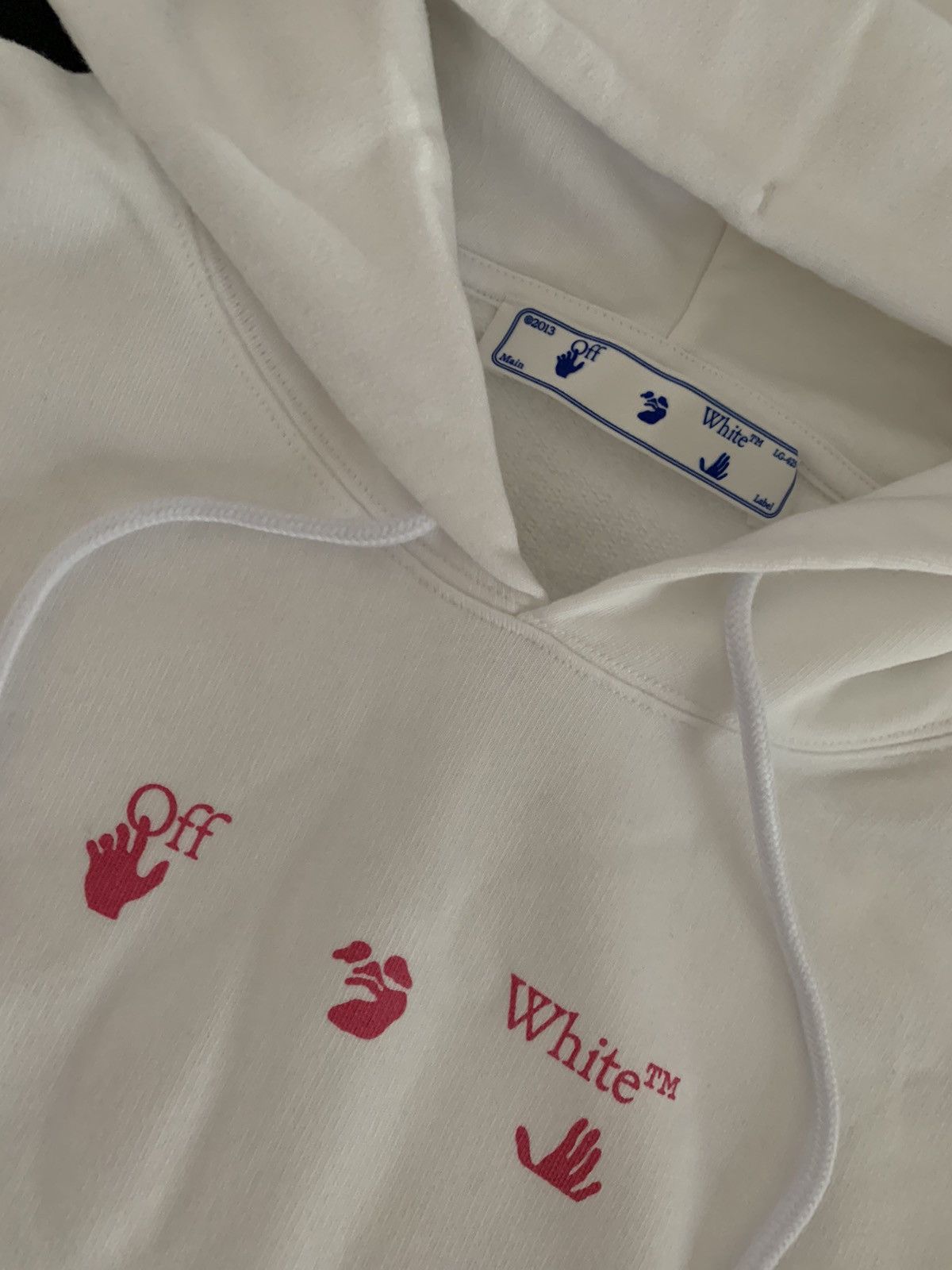Off-White Off White Pink Paint Splatter Hoodie Size US L / EU 52-54 / 3 - 3 Thumbnail