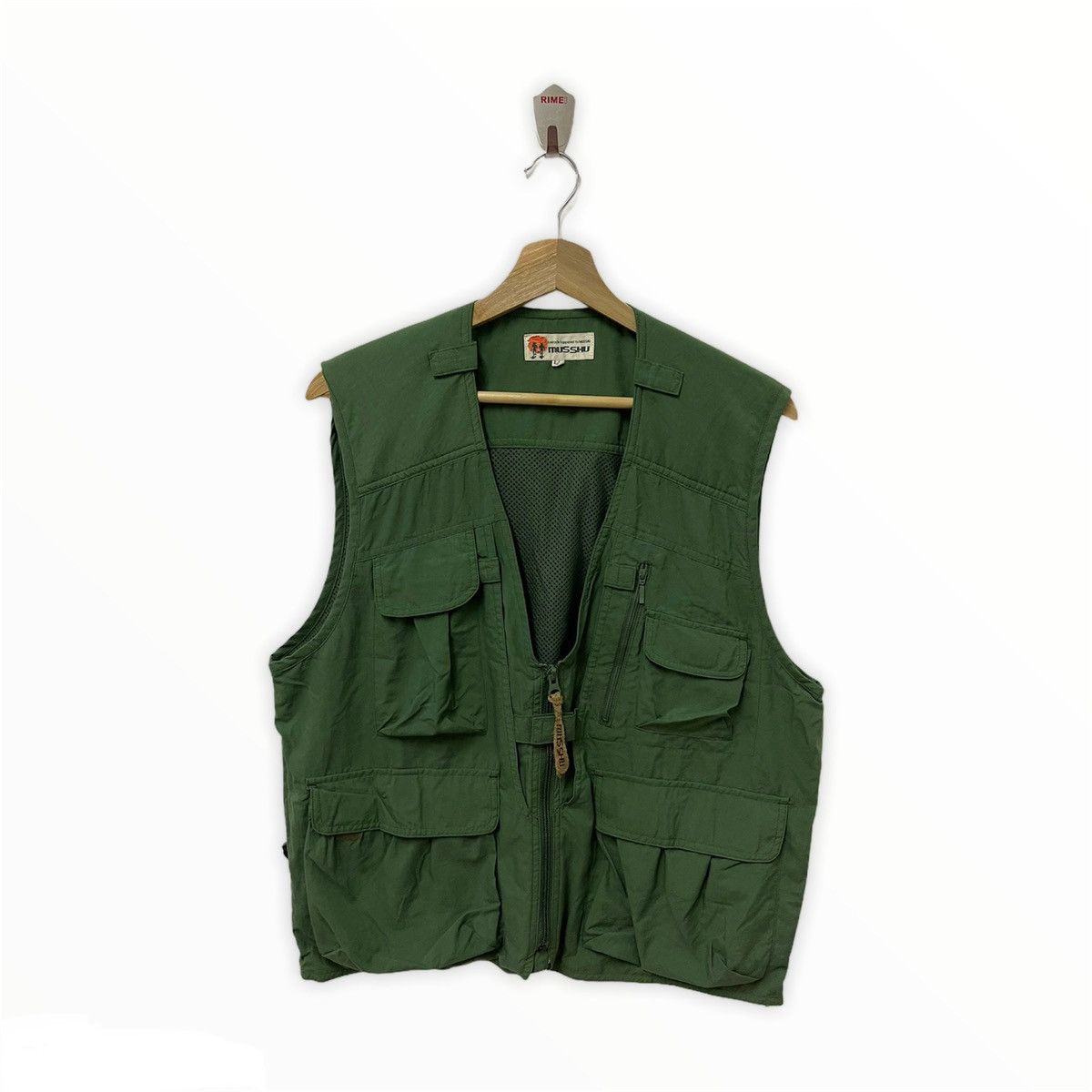 Japanese Brand × Vintage Vintage Mus Shu Tactical Multi Pocket Military Vest Size US L / EU 52-54 / 3 - 1 Thumbnail