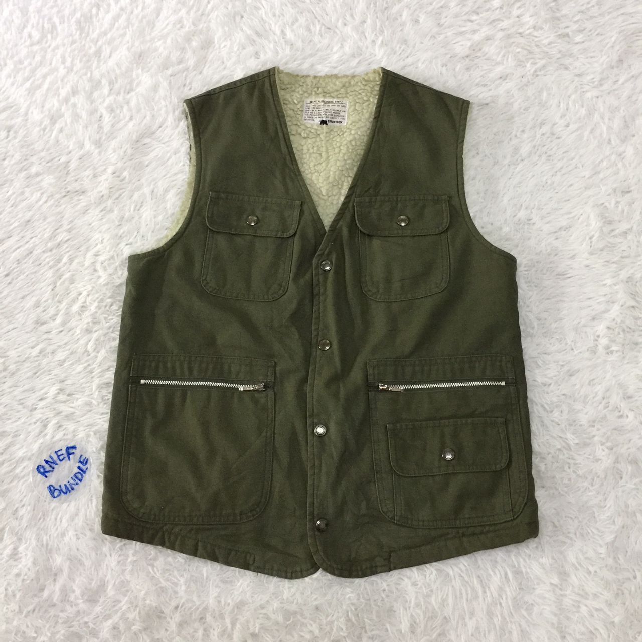 Vintage Vintage sherpa vest made by spurtion Size US L / EU 52-54 / 3 - 1 Thumbnail