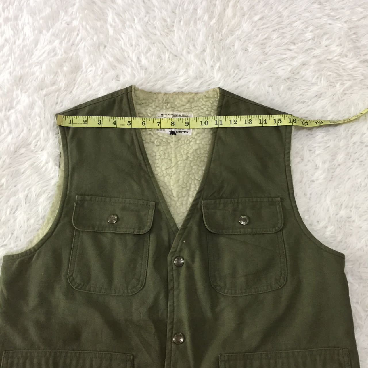 Vintage Vintage sherpa vest made by spurtion Size US L / EU 52-54 / 3 - 4 Thumbnail