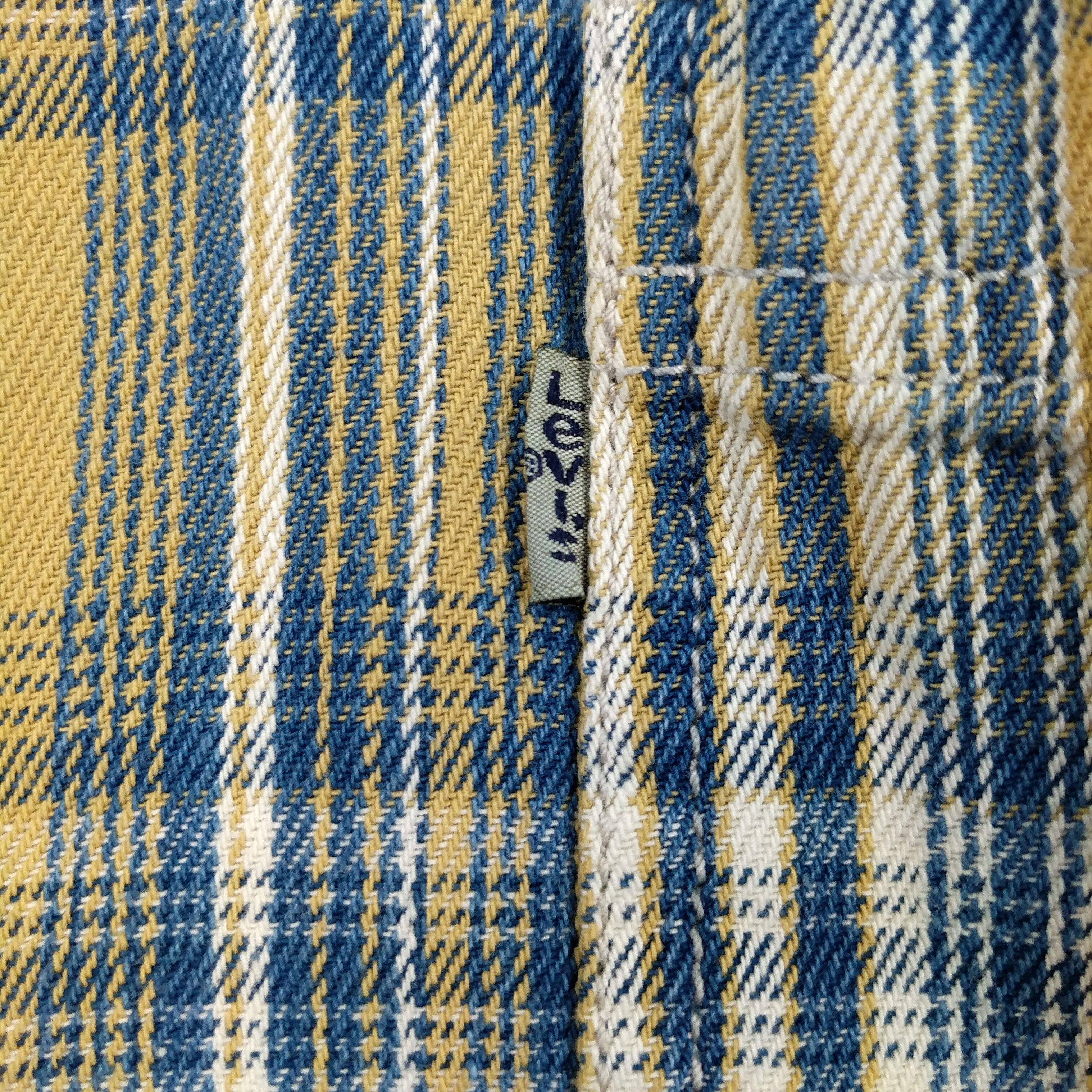 Levi's × Levi's Vintage Clothing × Vintage Vintage Levi's Plaid Cotton Twill Flannel Chore Shirt Size US XL / EU 56 / 4 - 9 Thumbnail