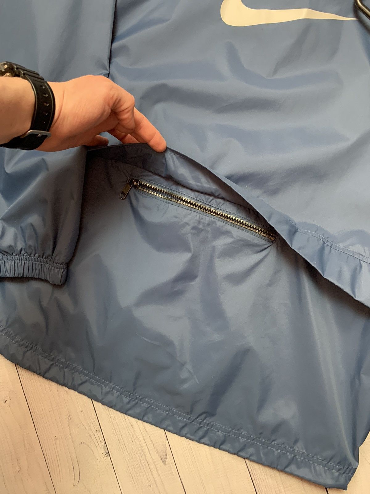 Nike × Vintage Vintage Nike jacket size L big logo swoosh Size US L / EU 52-54 / 3 - 8 Thumbnail