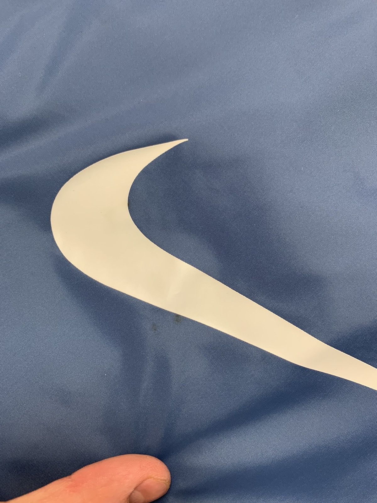 Nike × Vintage Vintage Nike jacket size L big logo swoosh Size US L / EU 52-54 / 3 - 3 Thumbnail