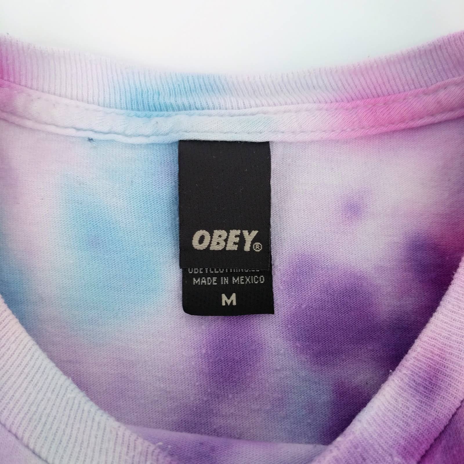 Obey Obey Wasted Youth Custom Tie Dye Skeleton Skull T-Shirt Size US M / EU 48-50 / 2 - 4 Thumbnail