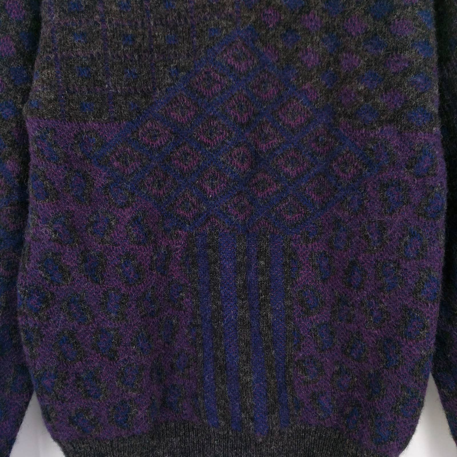 Vintage Vintage Cambridge Classics Wool Argyle Diamond Print Sweater Size US M / EU 48-50 / 2 - 3 Thumbnail