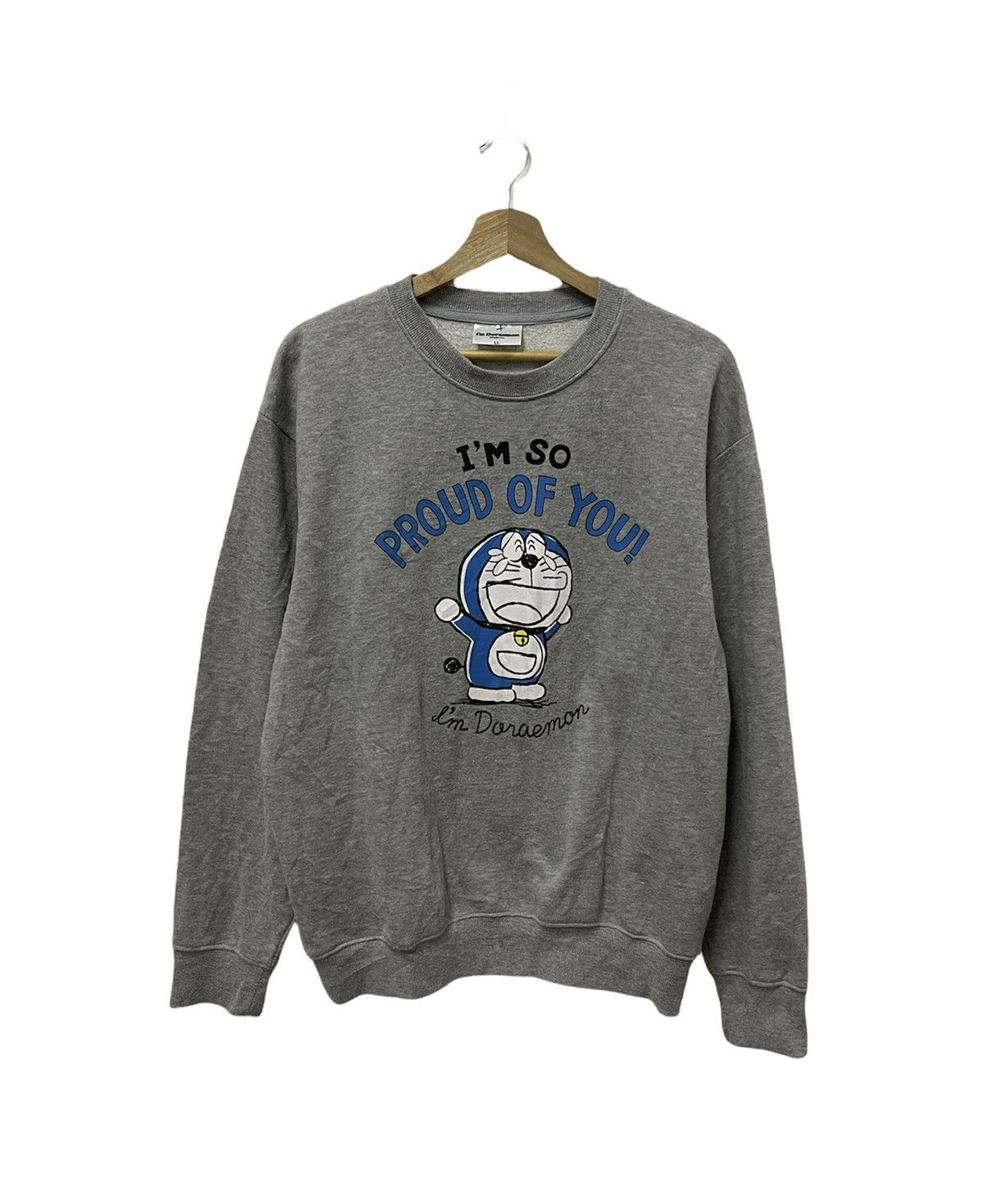 Vintage Doraemon Big Logo Art Design Sweatshirt