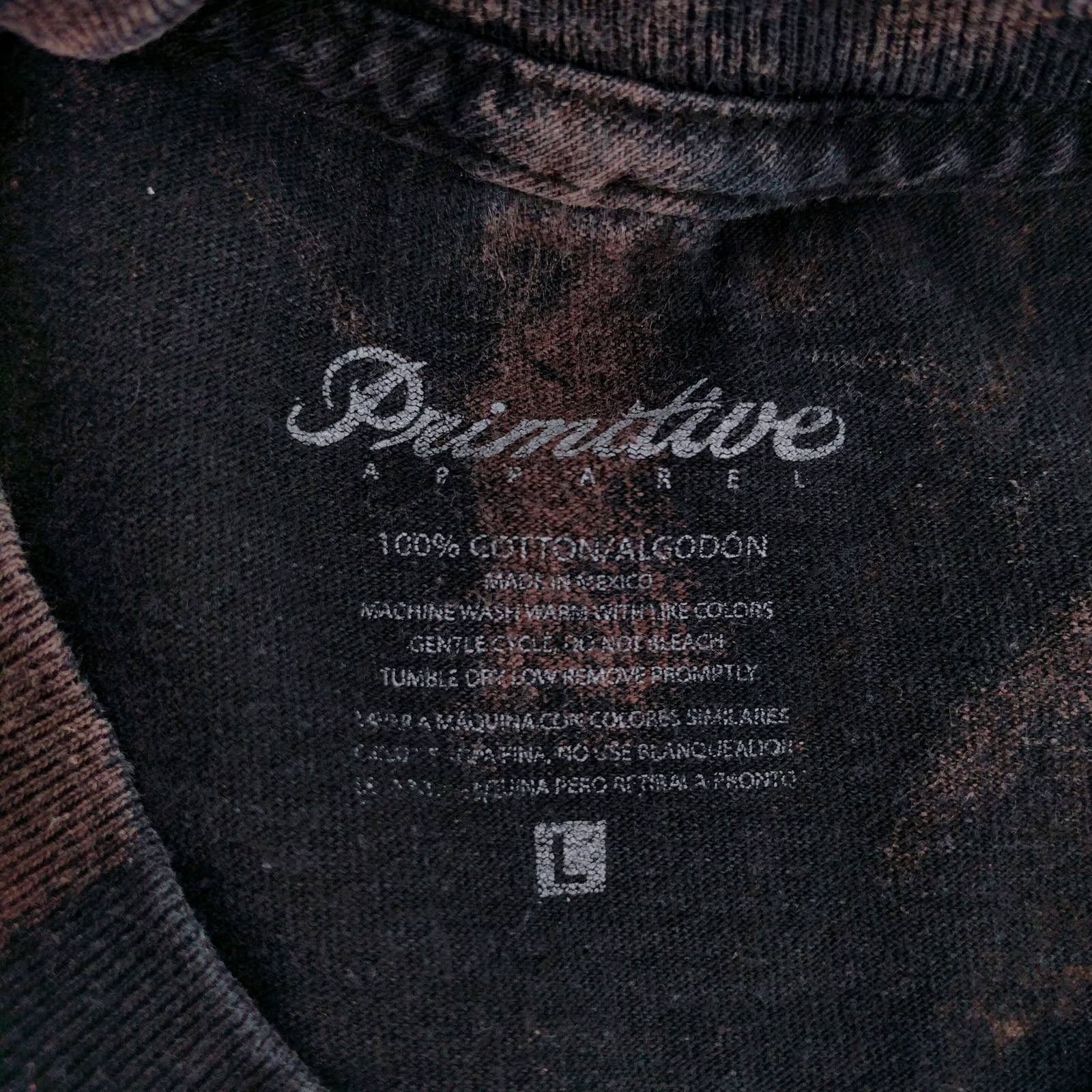 Primitive Primitive Angeles Custom Tie Dye Bleached T-Shirt Sexy Girl Size US L / EU 52-54 / 3 - 4 Thumbnail