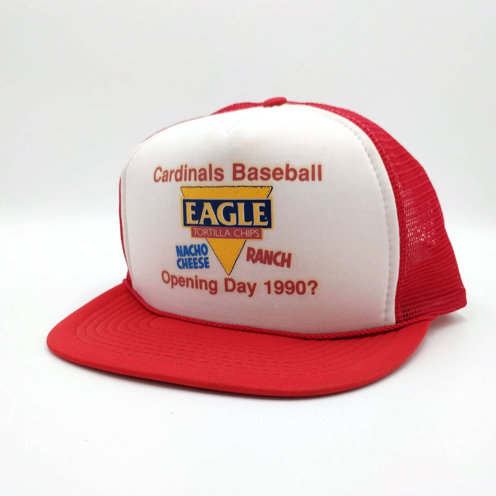 Vintage Vintage St Louis Cardinals Opening Day 1990 Trucker Hat Size ONE SIZE - 3 Thumbnail