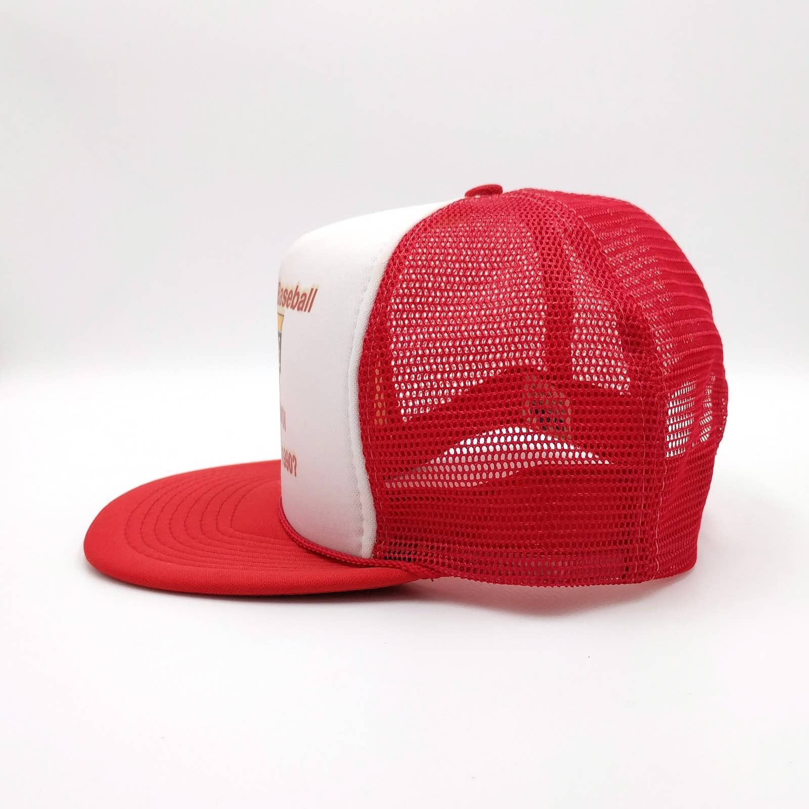 Vintage Vintage St Louis Cardinals Opening Day 1990 Trucker Hat Size ONE SIZE - 6 Thumbnail