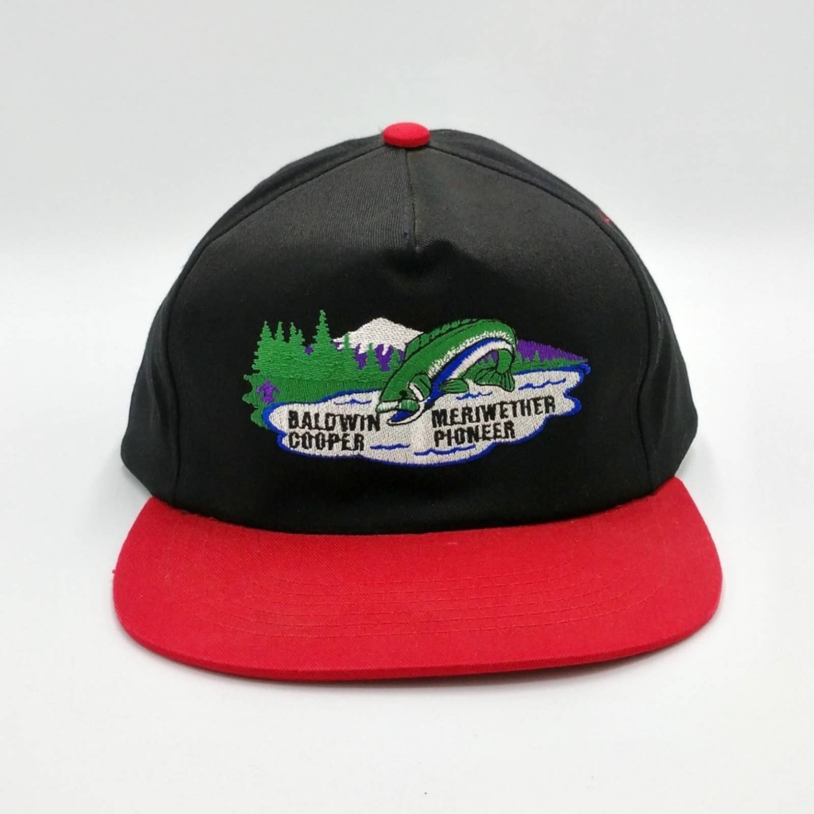 Vintage Vintage Baldwin Cooper Meriwether Snapback Trucker Hat 90s Size ONE SIZE - 1 Thumbnail