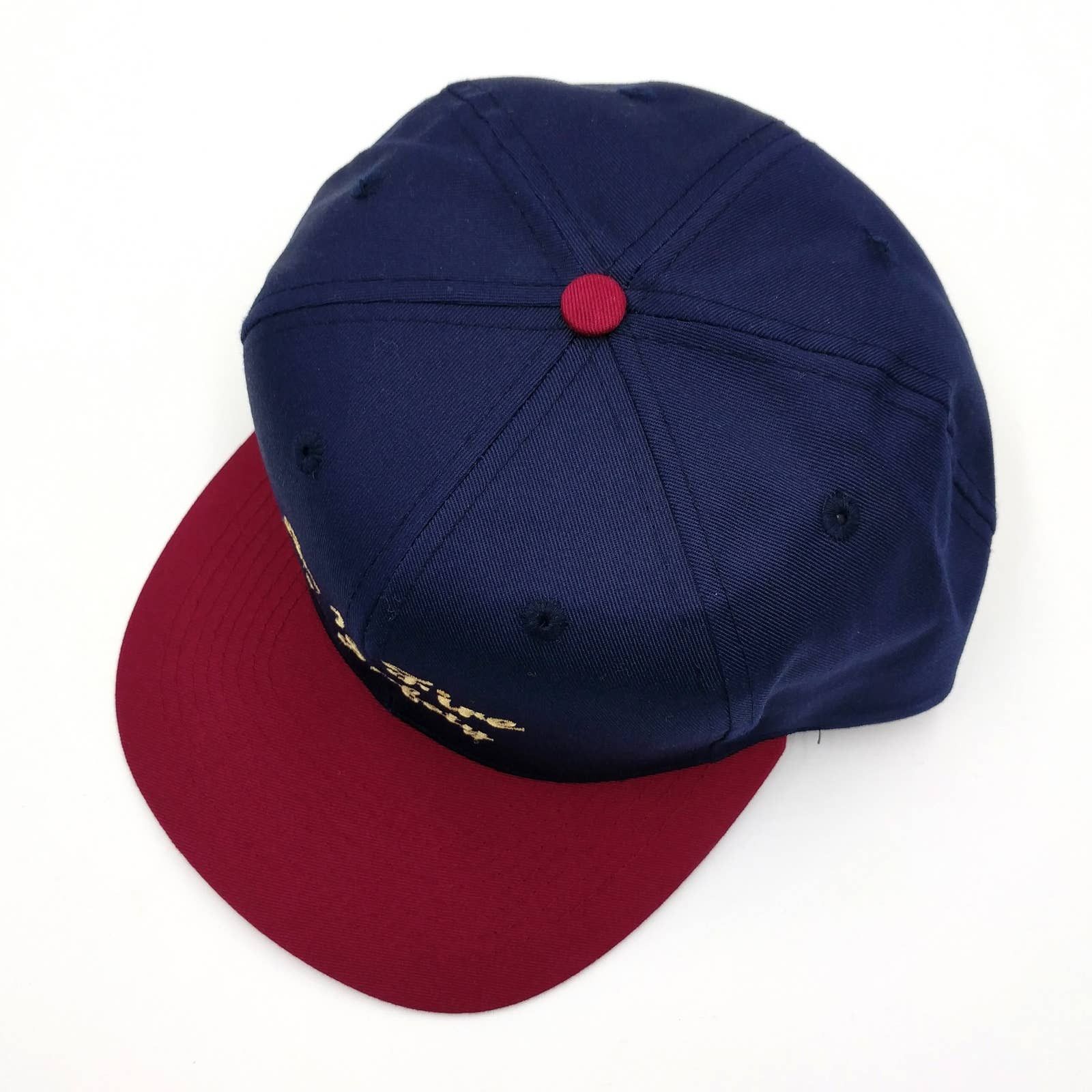Vintage Vintage A-1 Fire & Safety Snapback Trucker Hat 90s Navy Blue Size ONE SIZE - 4 Thumbnail