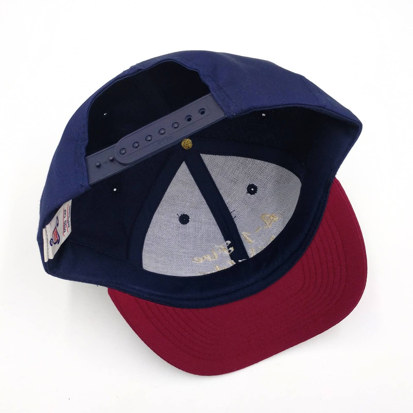 Vintage Vintage A-1 Fire & Safety Snapback Trucker Hat 90s Navy Blue Size ONE SIZE - 8 Thumbnail