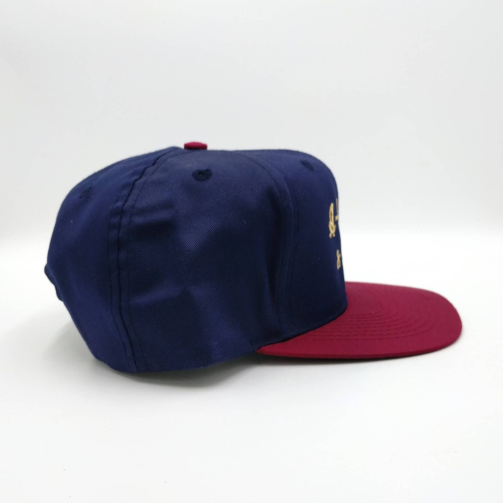 Vintage Vintage A-1 Fire & Safety Snapback Trucker Hat 90s Navy Blue Size ONE SIZE - 6 Thumbnail