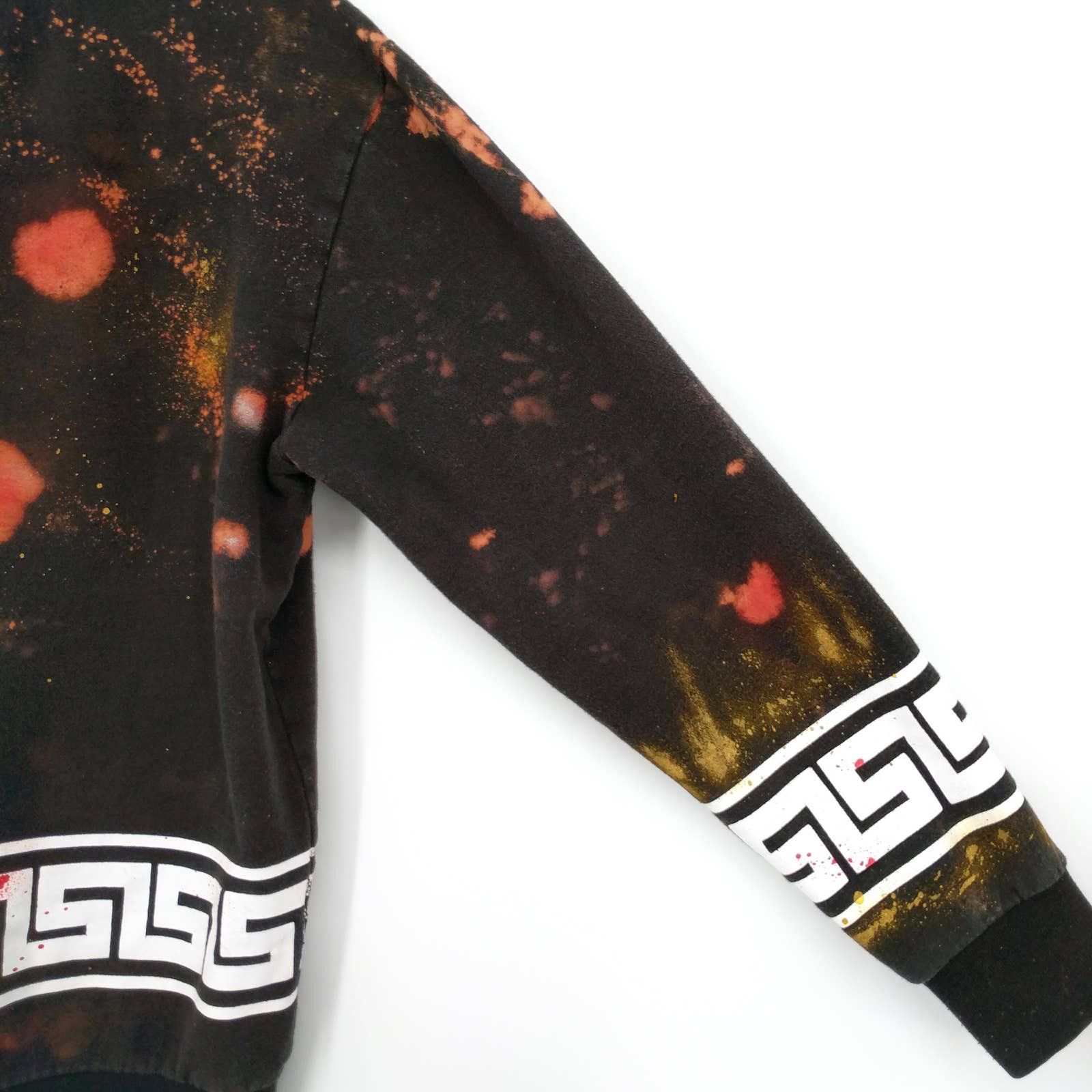 Crooks & Castles Crooks Castles Custom Paint Bleach Tie Dye Greco Sweatshirt Size US L / EU 52-54 / 3 - 9 Thumbnail