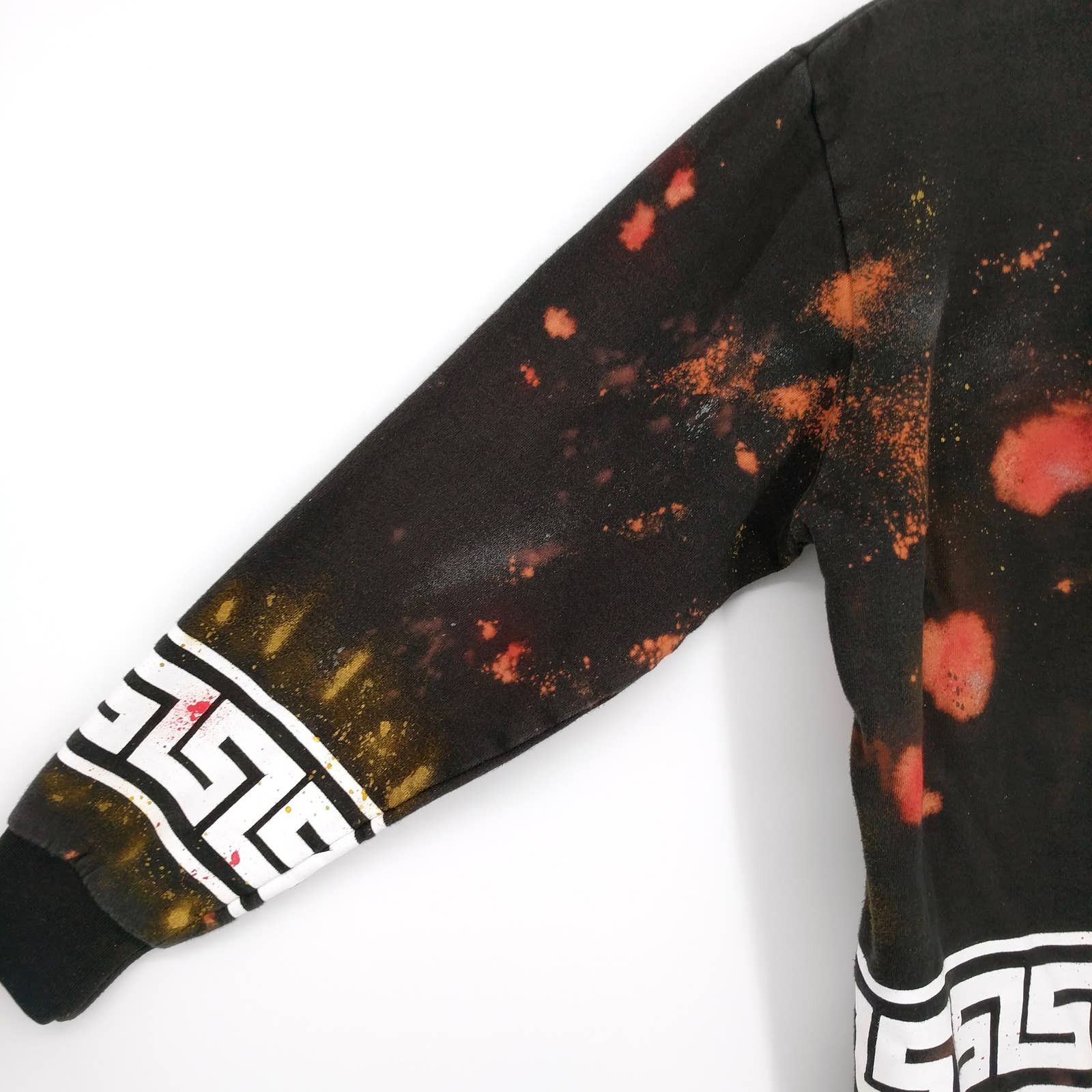 Crooks & Castles Crooks Castles Custom Paint Bleach Tie Dye Greco Sweatshirt Size US L / EU 52-54 / 3 - 8 Thumbnail